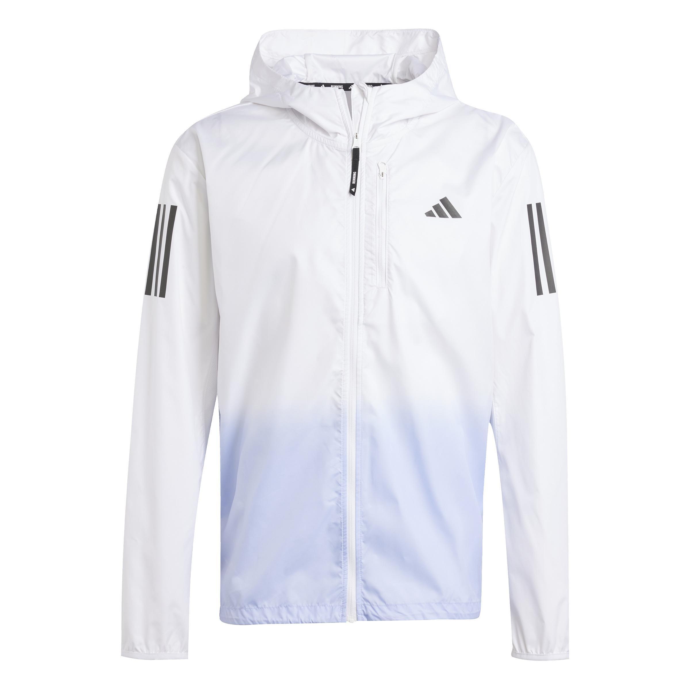 Own the Run Colorblock Jacket, White, A701_ONE, large image number 0