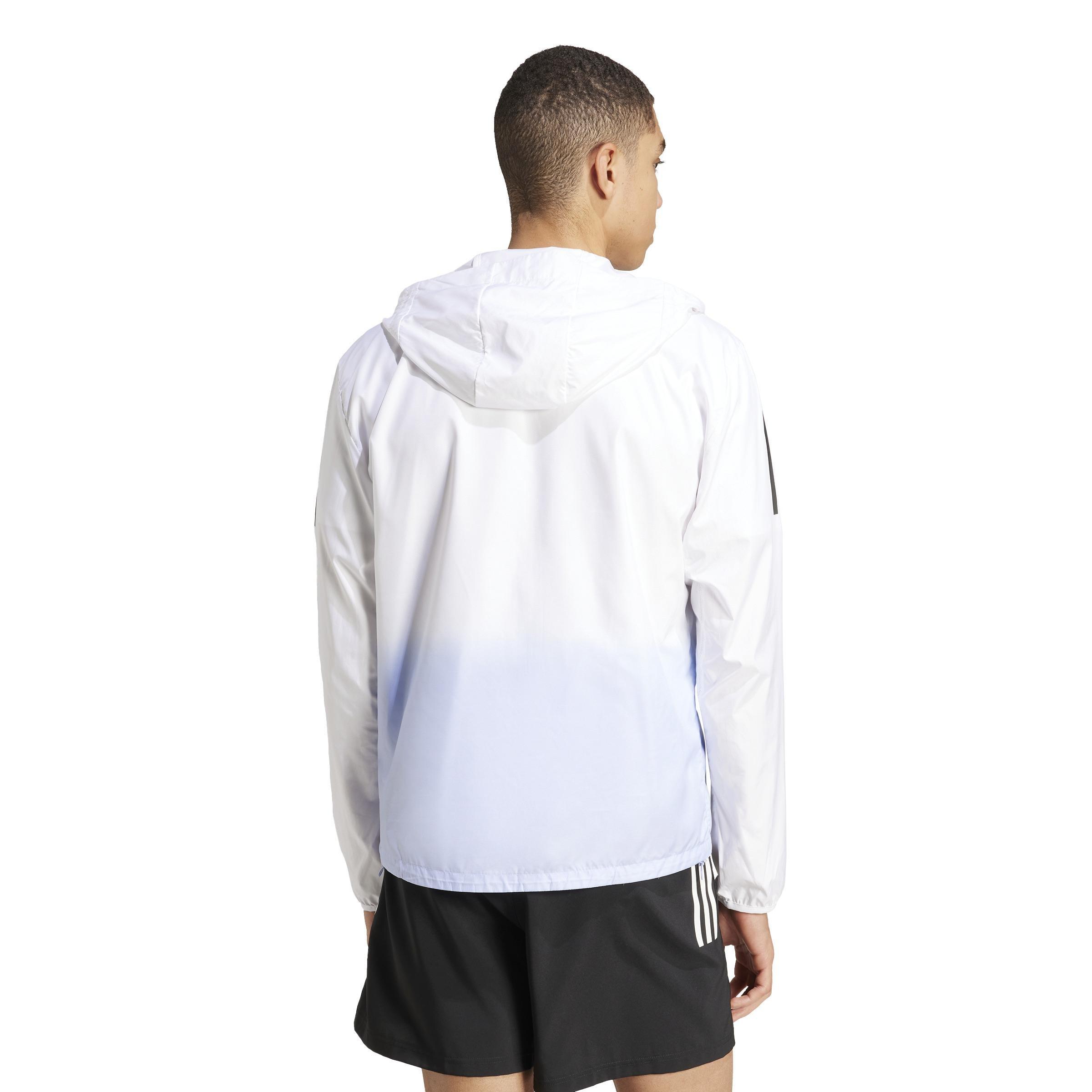 Own the Run Colorblock Jacket, White, A701_ONE, large image number 2