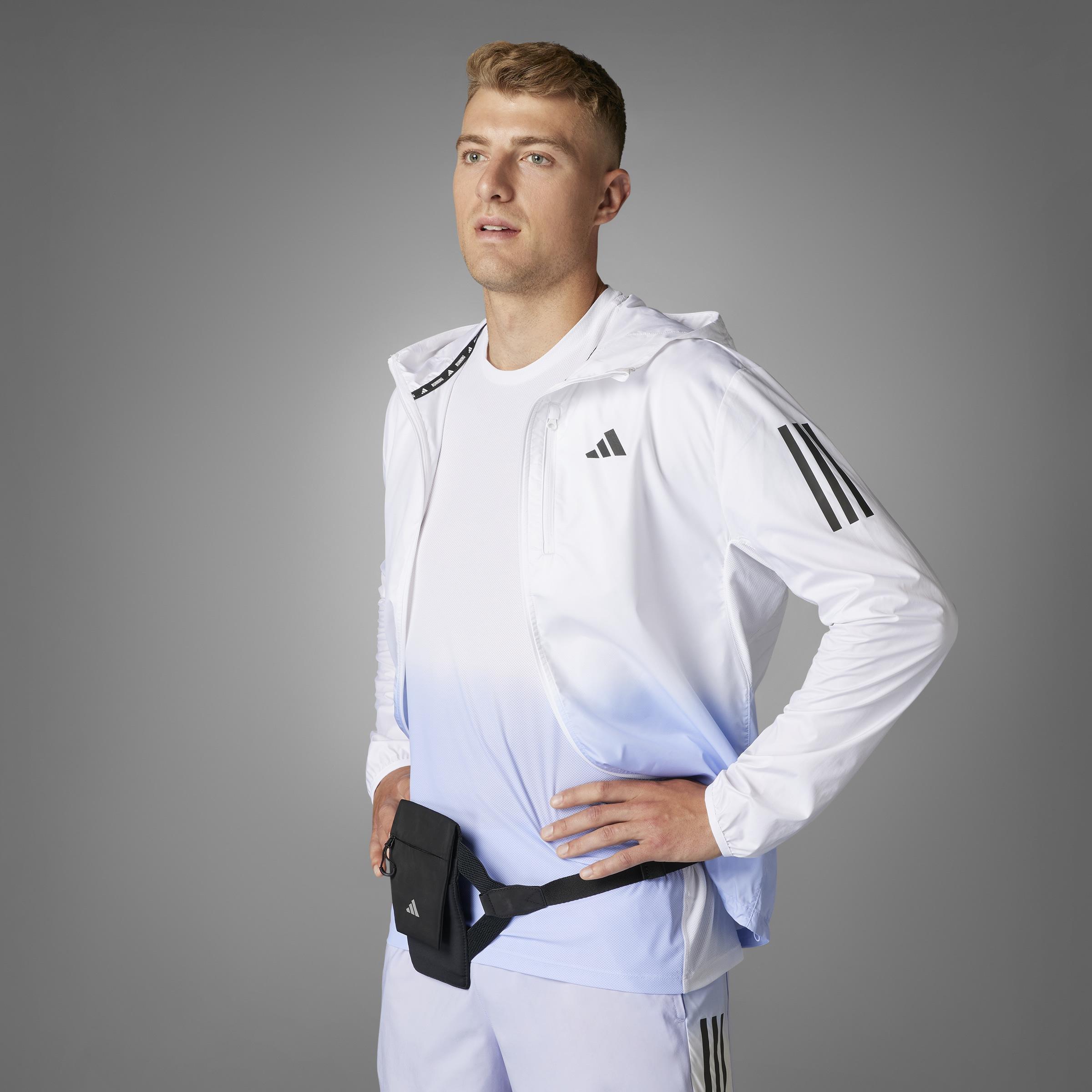 Own the Run Colorblock Jacket, White, , large image number 10