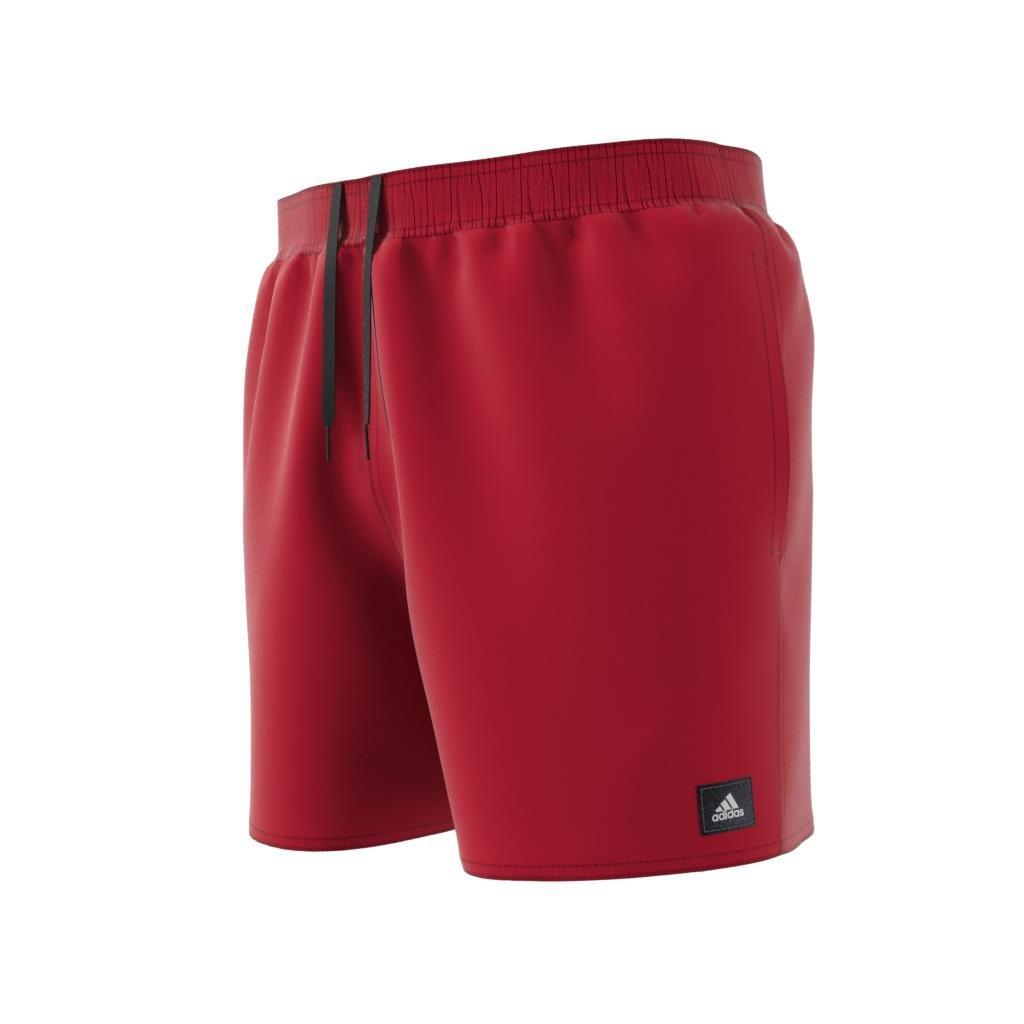 Solid CLX Short-Length Swim Shorts, Red, , large image number 8