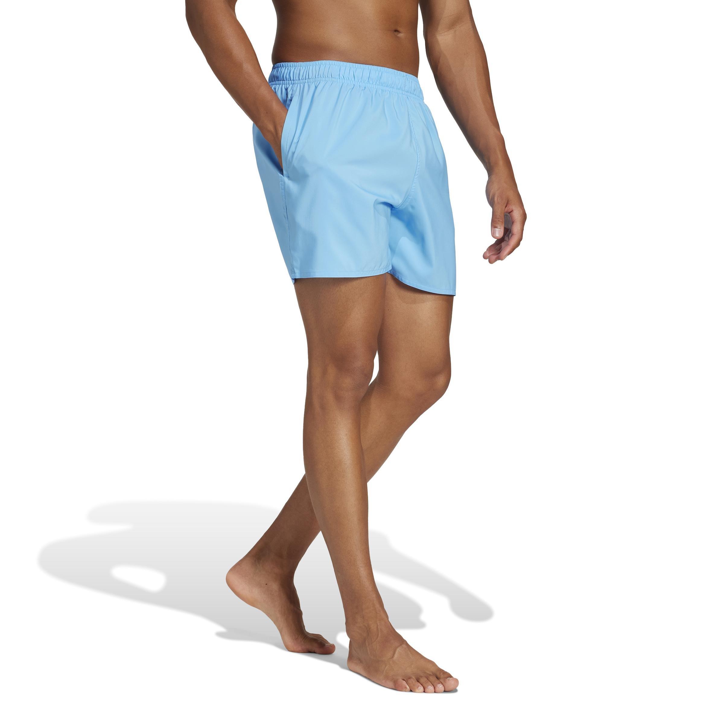 Solid CLX Short-Length Swim Shorts, Green, A701_ONE, large image number 7