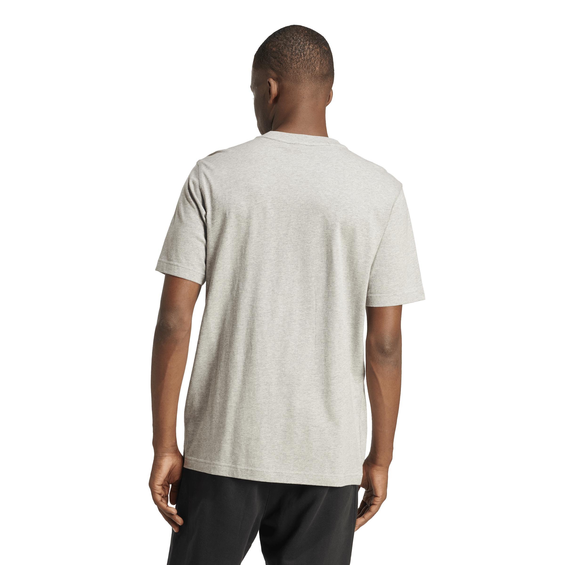 Trefoil Essentials Tee, Grey, A701_ONE, large image number 1