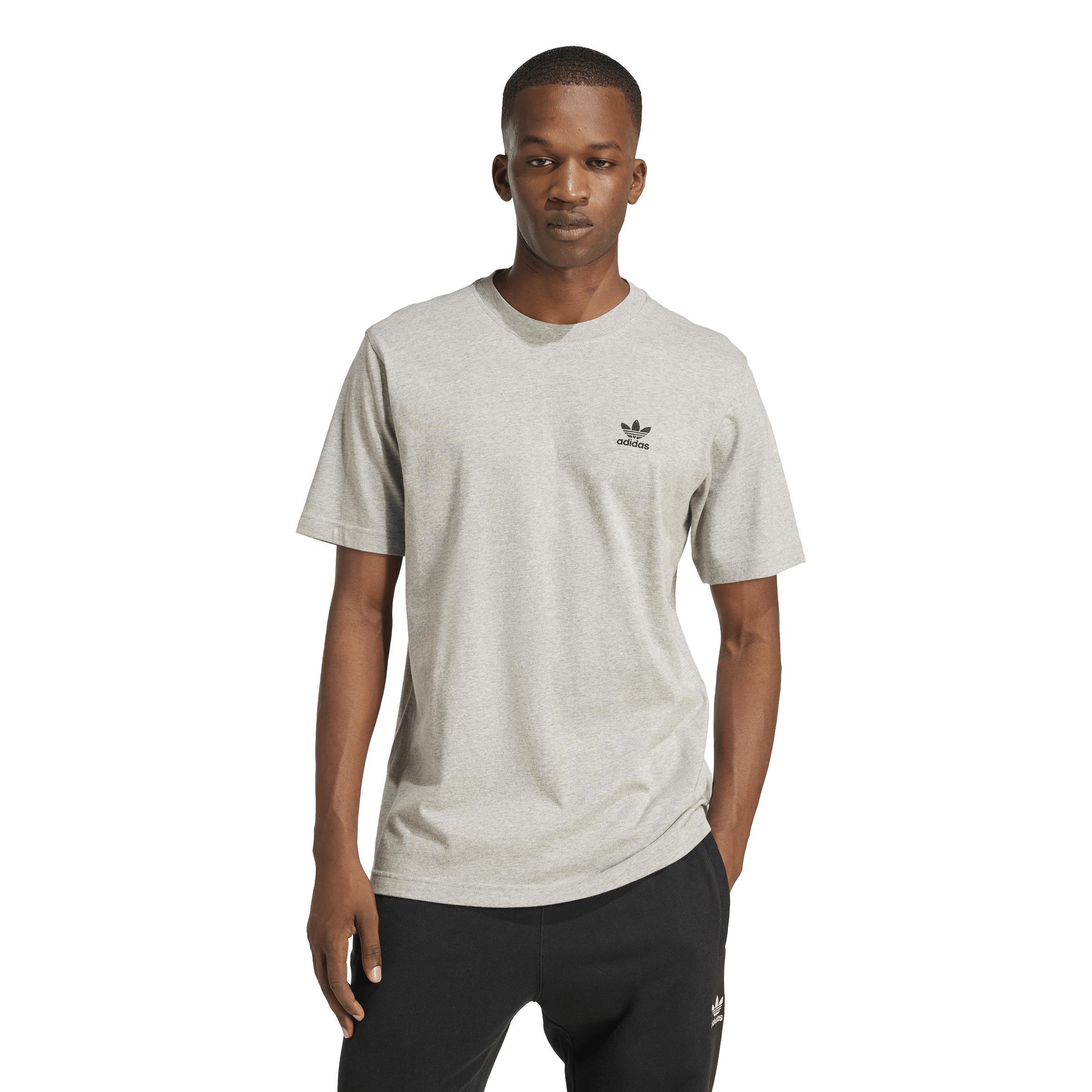 Trefoil Essentials Tee, Grey, A701_ONE, large image number 5