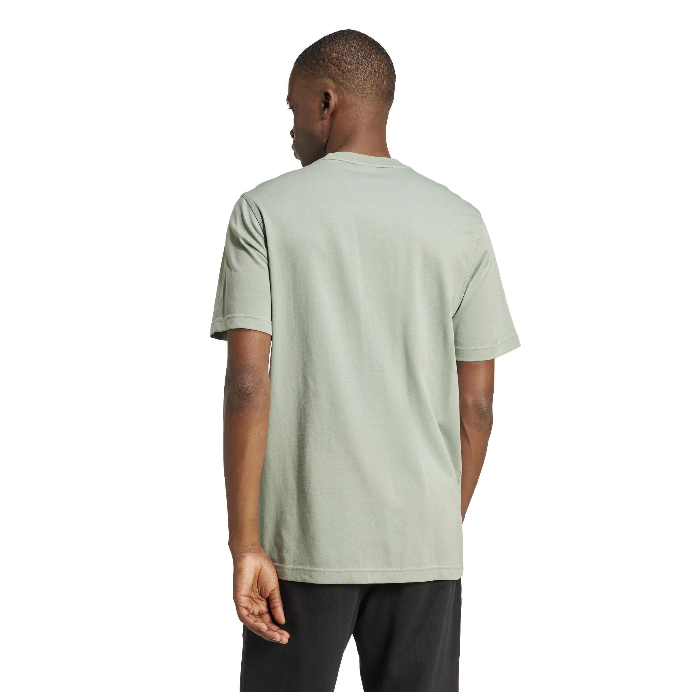 Trefoil Essentials T-shirt, Green, A701_ONE, large image number 1