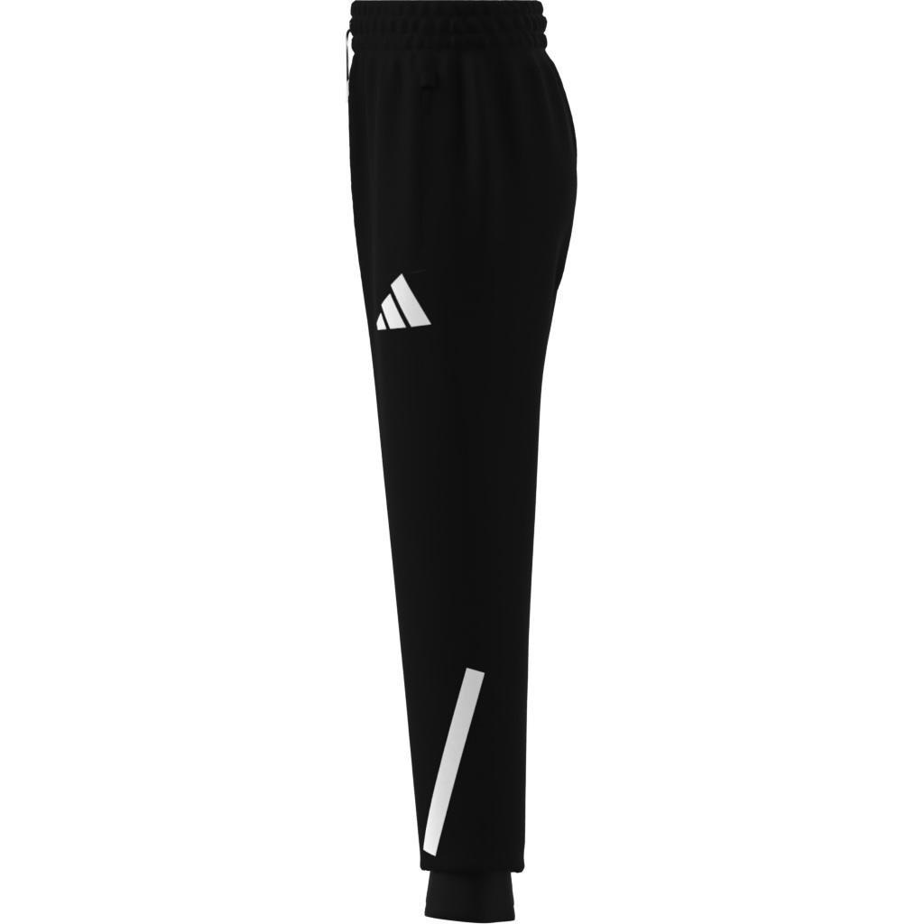 Unisex Kids adidas Z.N.E. Tapered-Leg Tracksuit Bottoms, Black, , large image number 8