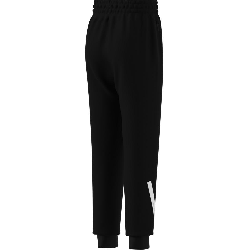 Unisex Kids adidas Z.N.E. Tapered-Leg Tracksuit Bottoms, Black, , large image number 9