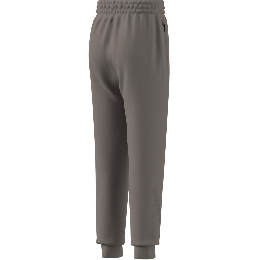 Unisex Kids adidas Z.N.E. Tapered-Leg Tracksuit Bottoms, Beige, , large image number 5