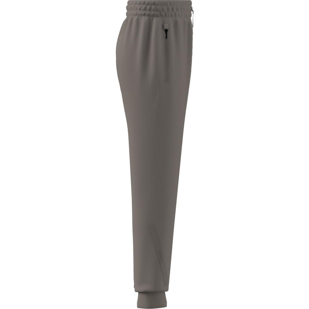 Unisex Kids adidas Z.N.E. Tapered-Leg Tracksuit Bottoms, Beige, , large image number 8