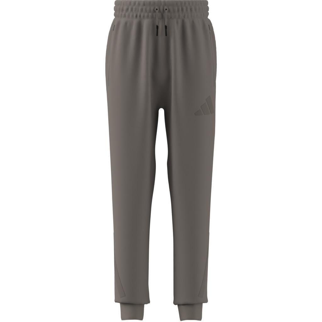 Unisex Kids adidas Z.N.E. Tapered-Leg Tracksuit Bottoms, Beige, , large image number 10