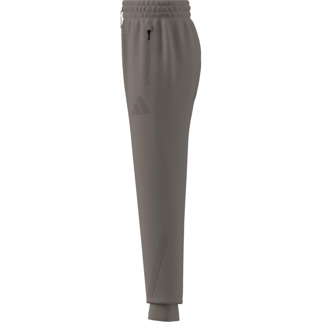 Unisex Kids adidas Z.N.E. Tapered-Leg Tracksuit Bottoms, Beige, , large image number 11
