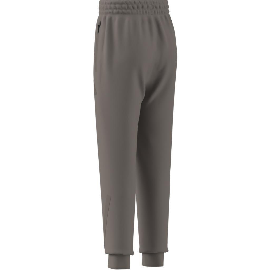 Unisex Kids adidas Z.N.E. Tapered-Leg Tracksuit Bottoms, Beige, , large image number 13