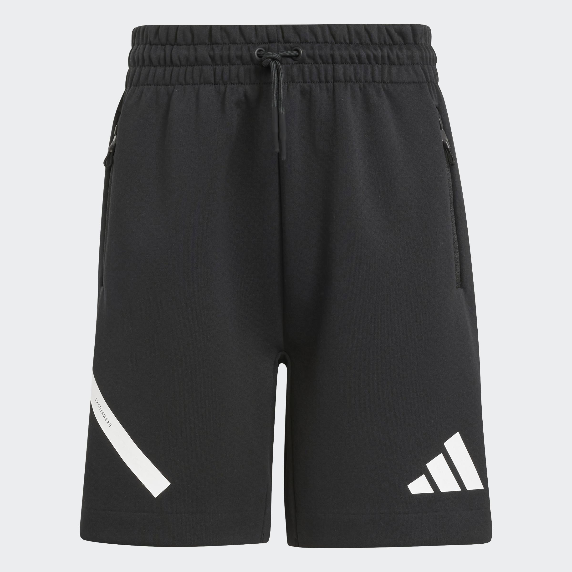 Kids Unisex adidas Z.N.E. Shorts, Black, A701_ONE, large image number 0