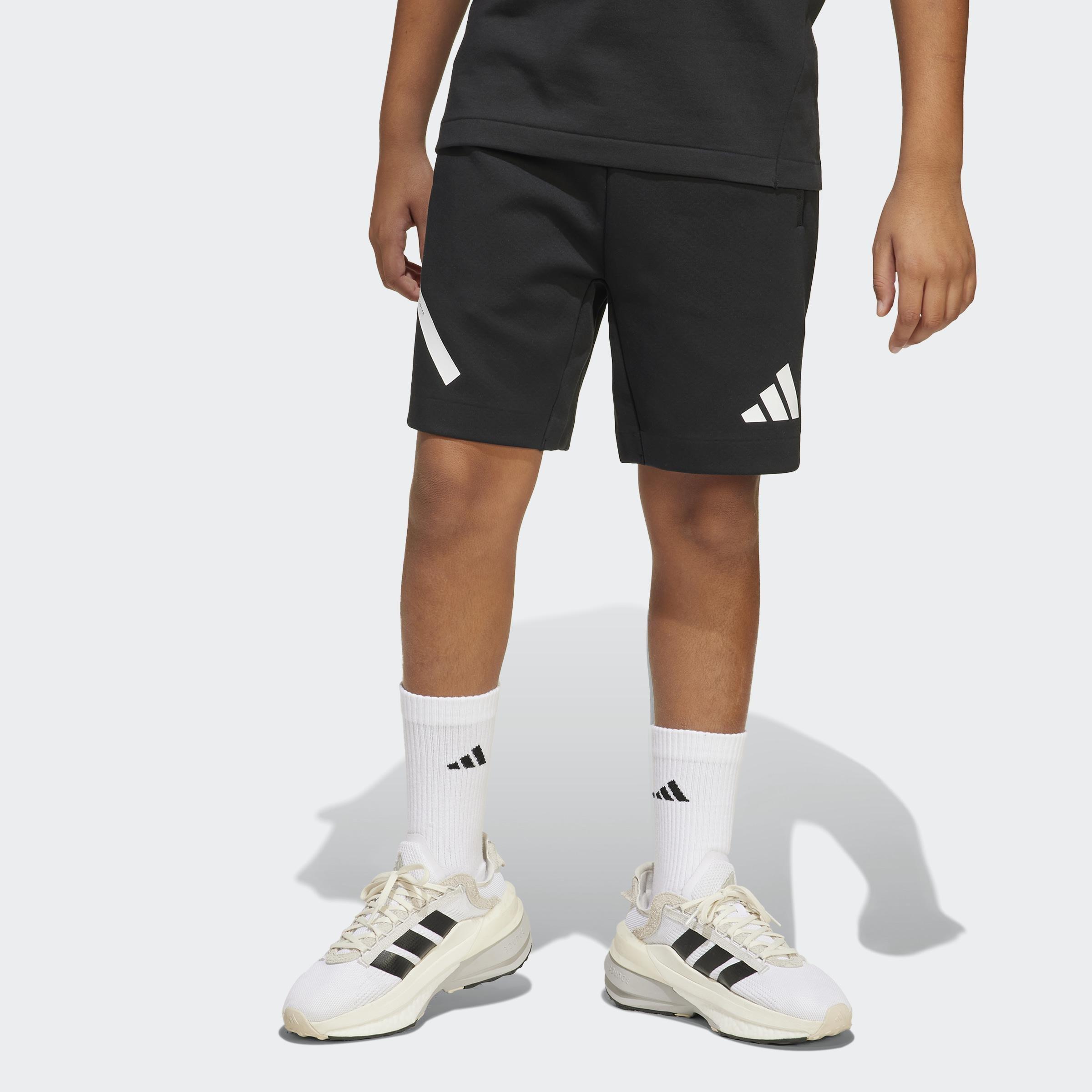 Kids Unisex adidas Z.N.E. Shorts, Black, A701_ONE, large image number 7