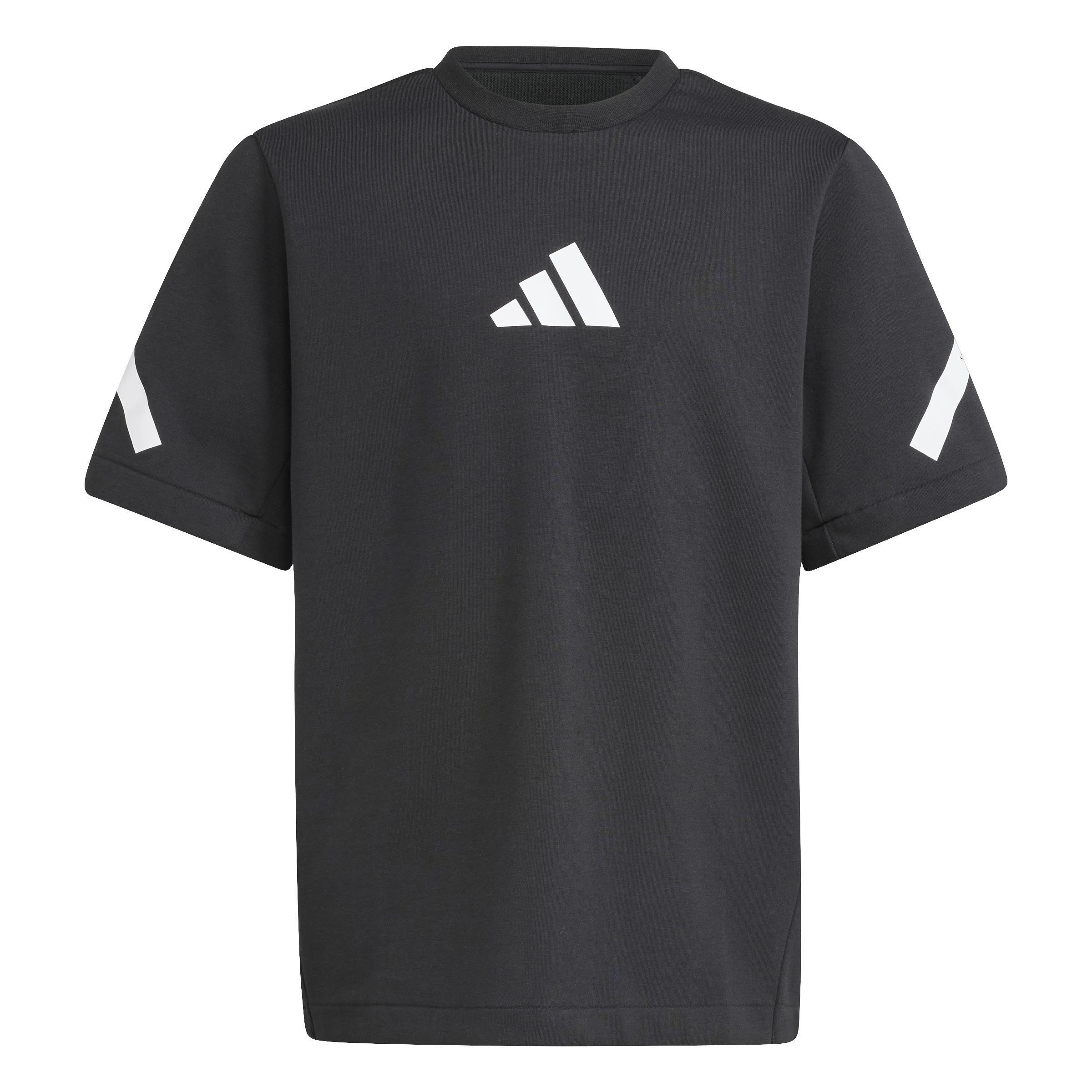 Unisex Kids adidas Z.N.E. T-Shirt, Black, , large image number 0