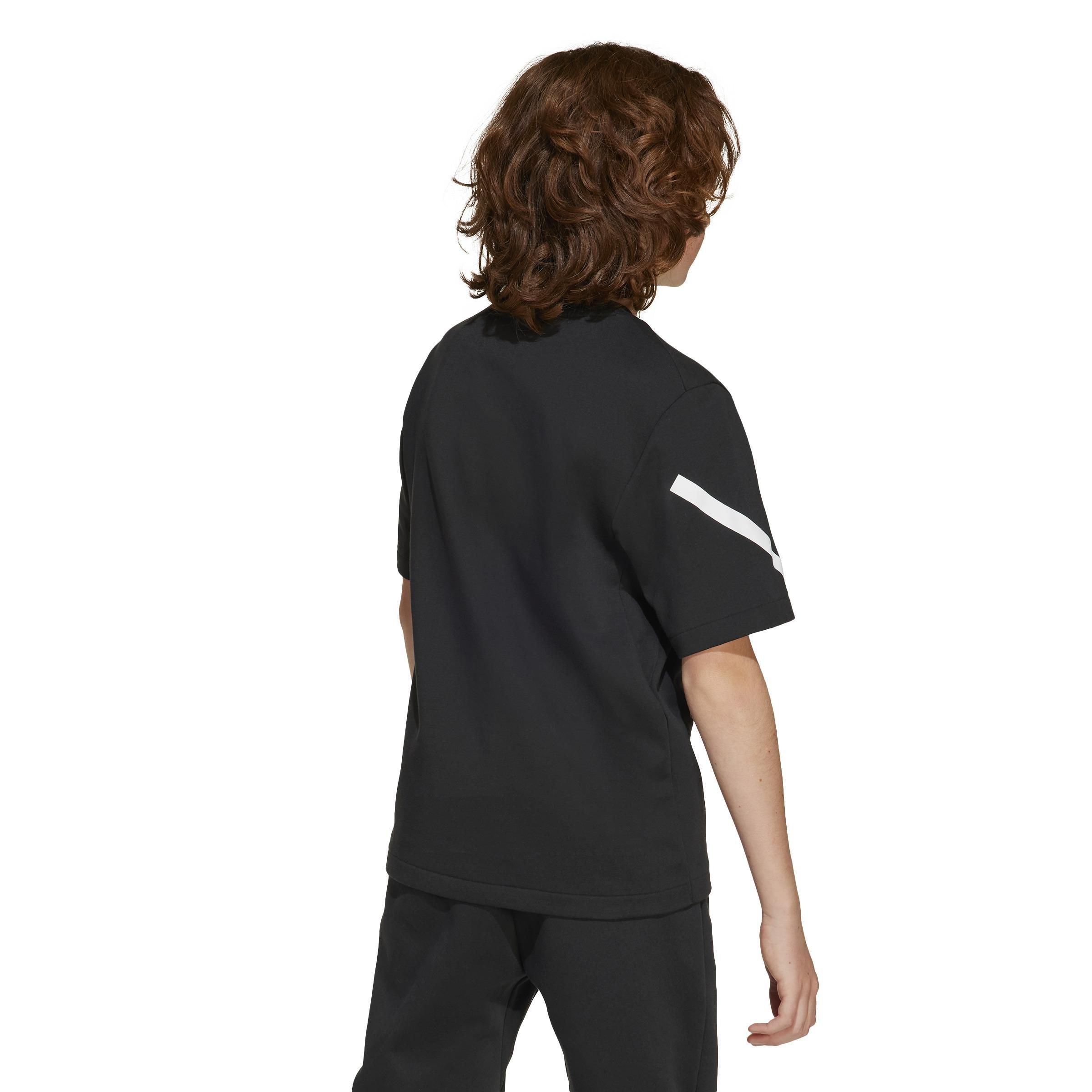 Unisex Kids adidas Z.N.E. T-Shirt, Black, , large image number 1