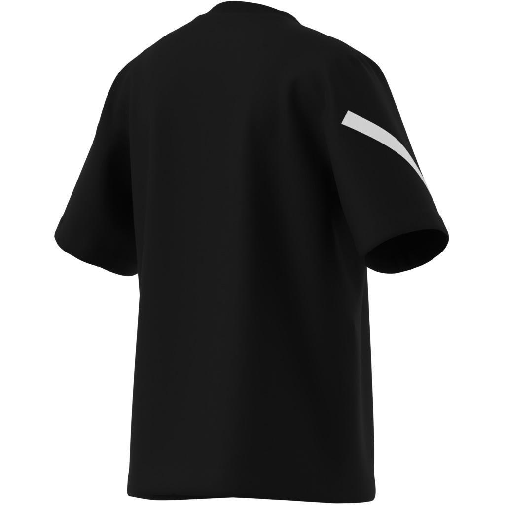 Unisex Kids adidas Z.N.E. T-Shirt, Black, , large image number 10