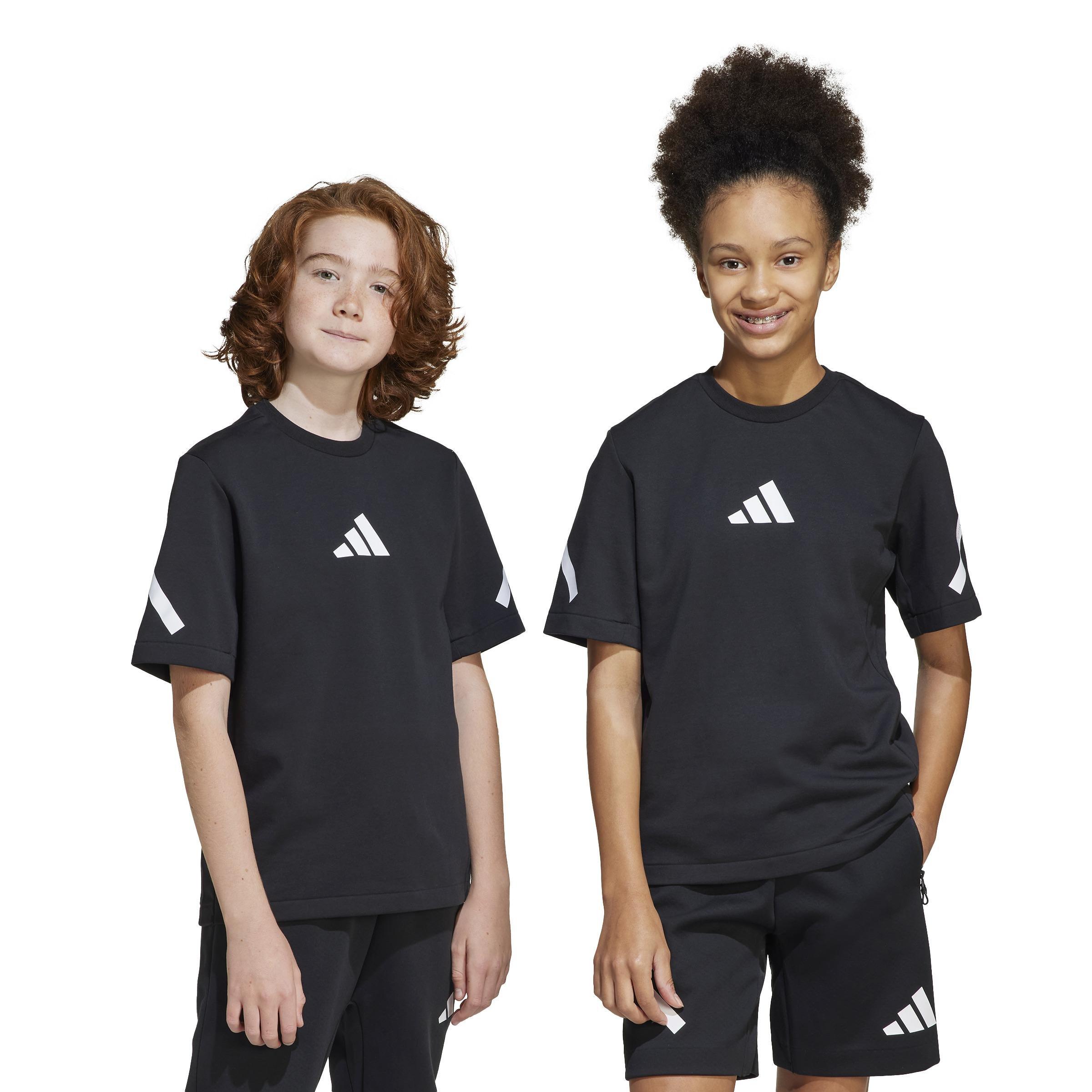 Unisex Kids adidas Z.N.E. T-Shirt, Black, , large image number 13