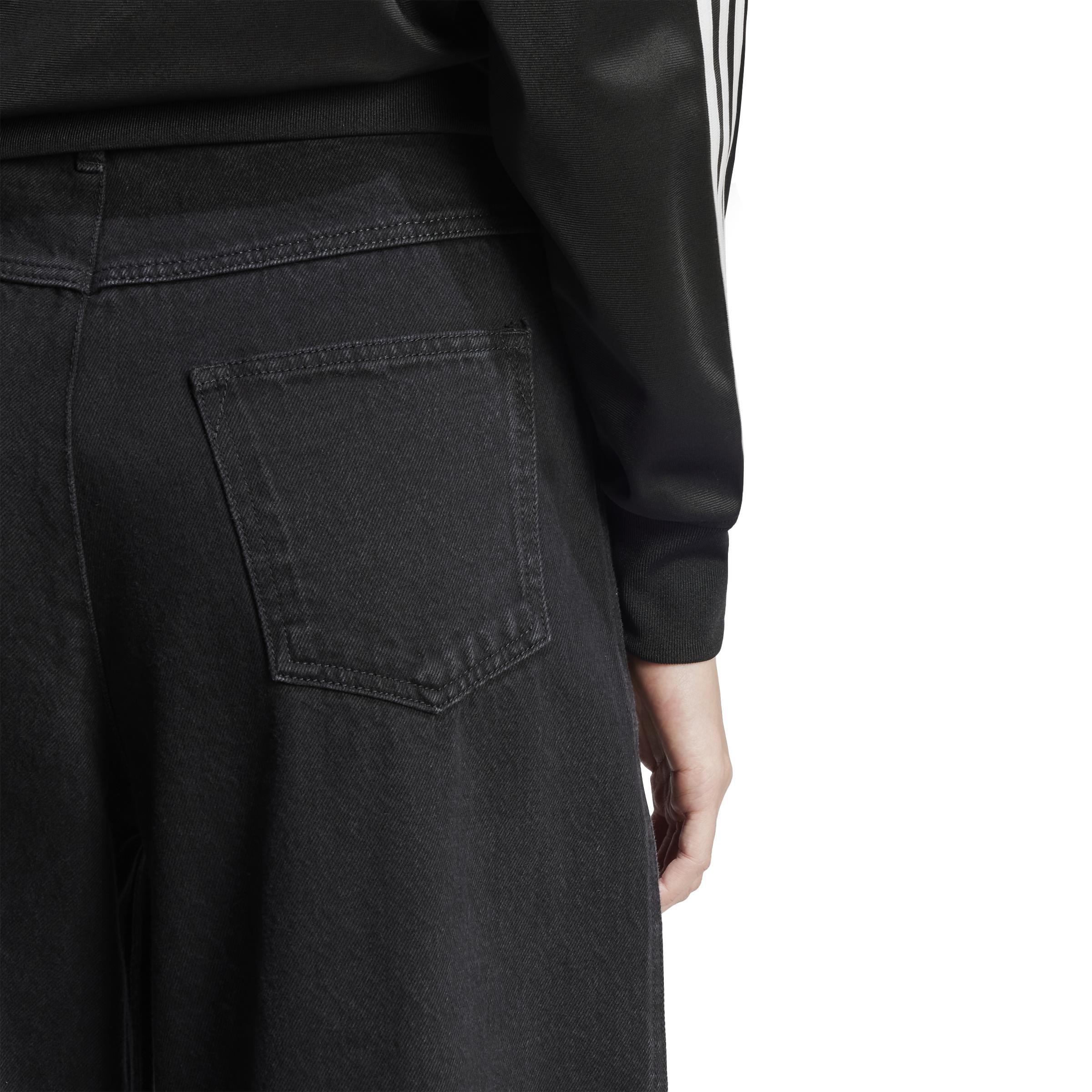 Adibreak Denim Two-In-One Pants, Black, , large image number 2