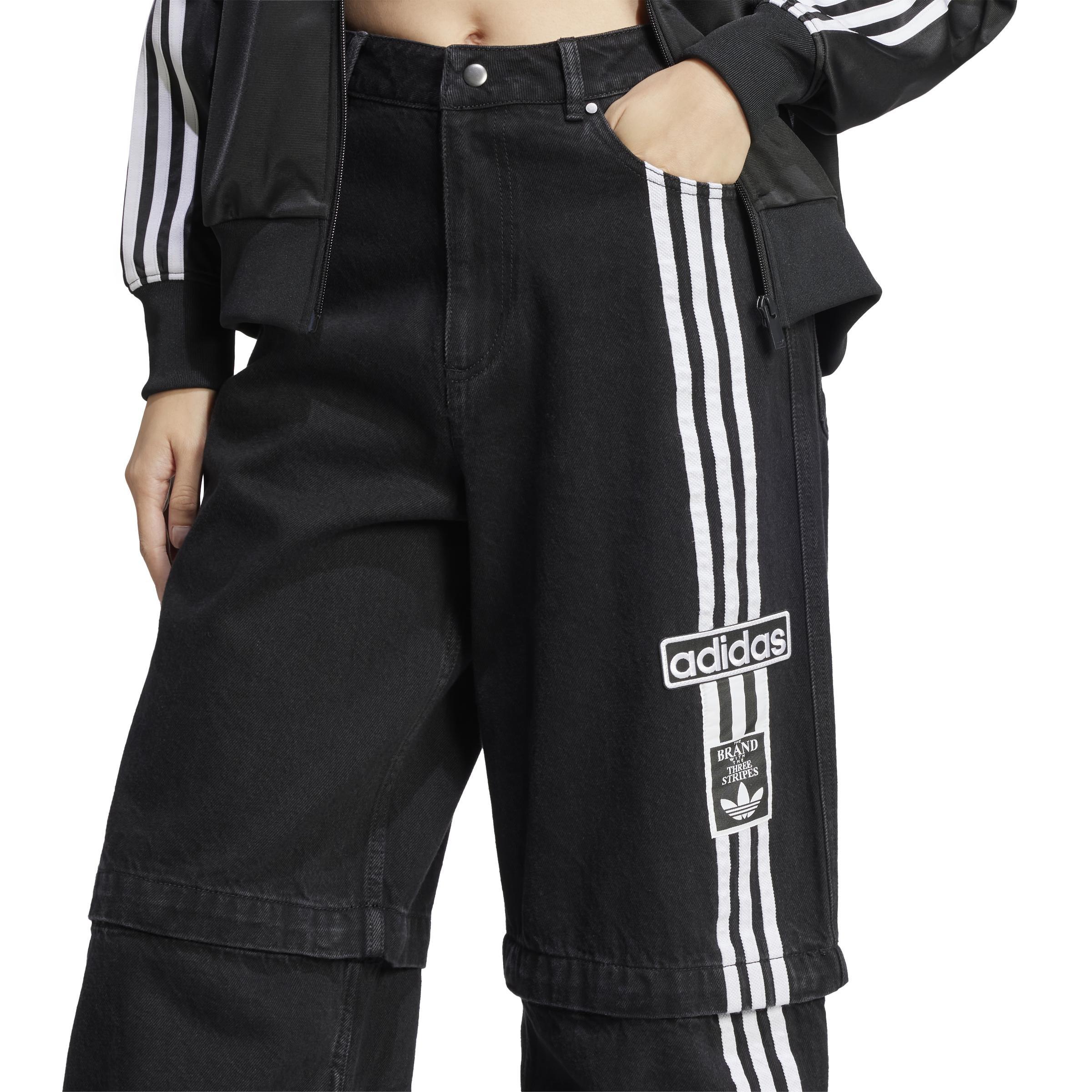 Adibreak Denim Two-In-One Pants, Black, , large image number 3