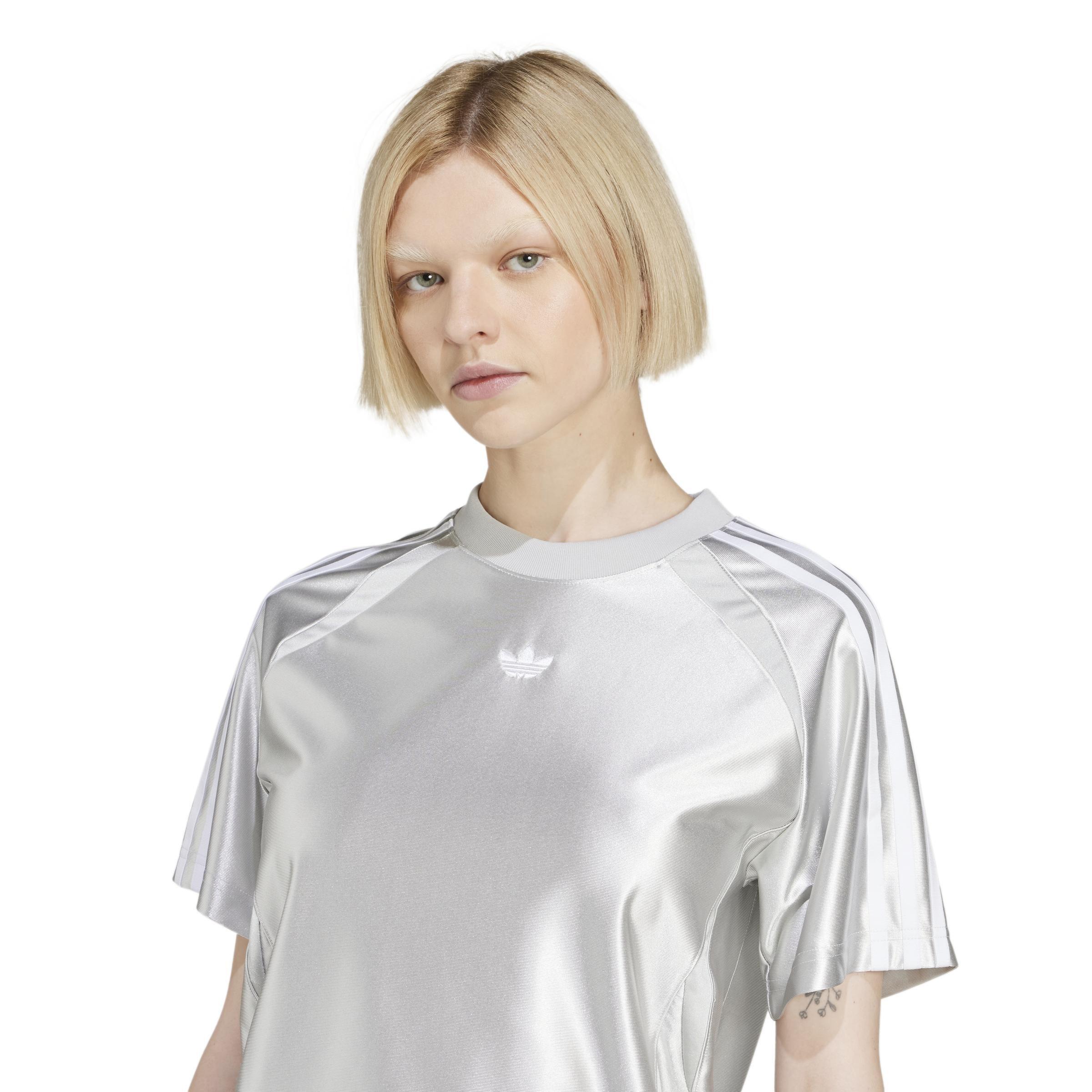 Adicolor Teamgeist Loose T-Shirt, Grey, A701_ONE, large image number 2