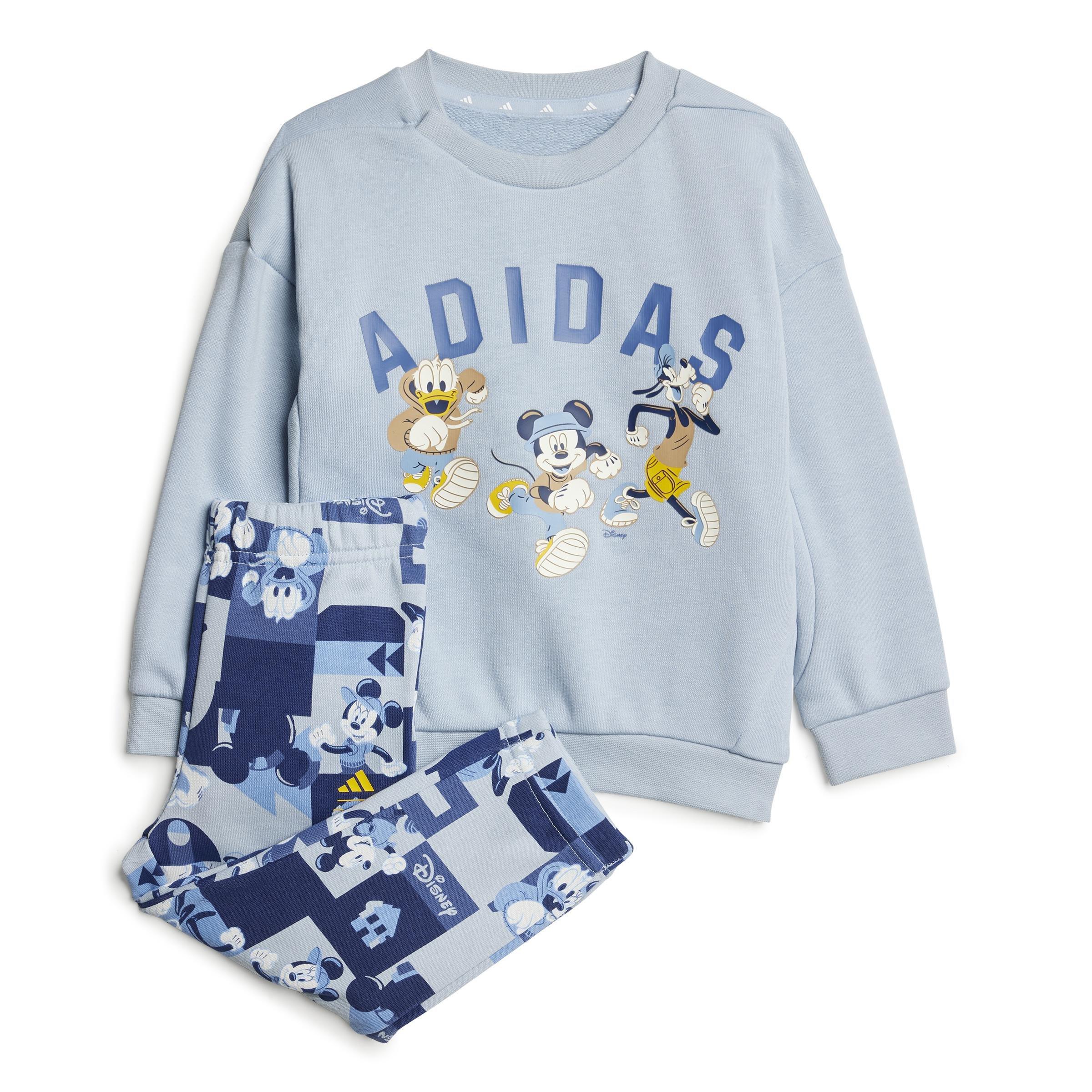 Unisex Kids adidas x Disney Mickey Mouse Joggers Set, Blue, , large image number 1