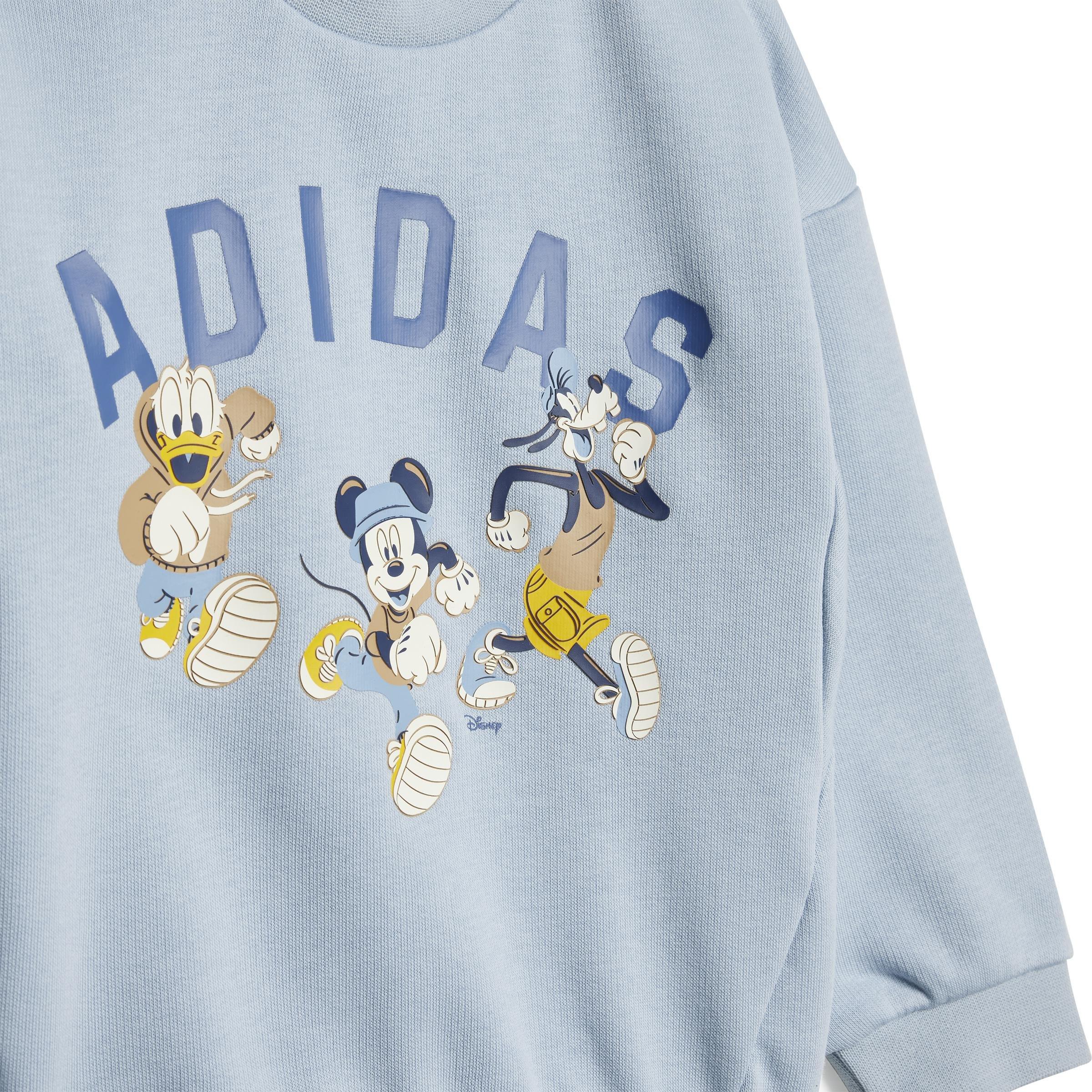 Unisex Kids adidas x Disney Mickey Mouse Joggers Set, Blue, , large image number 4