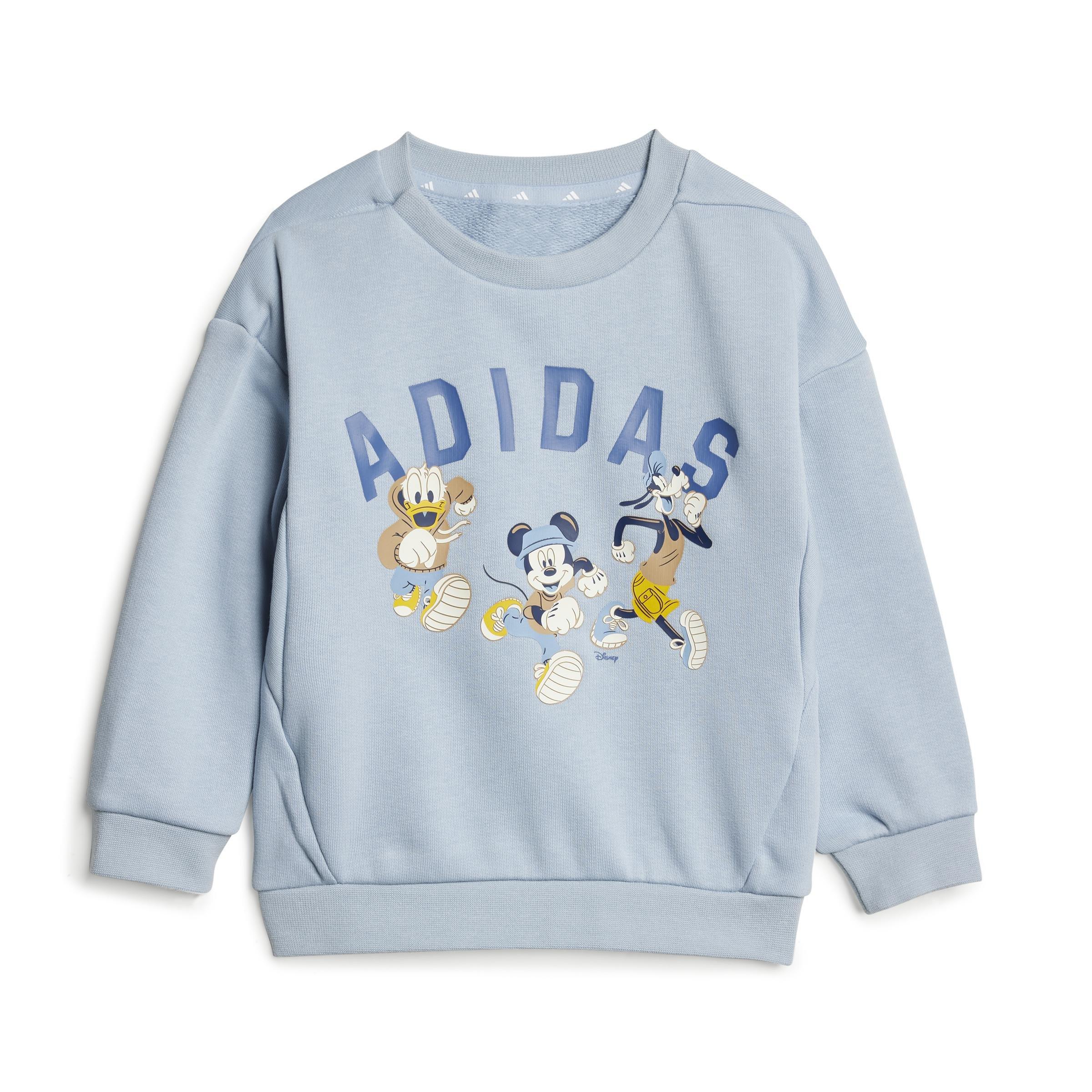 Unisex Kids adidas x Disney Mickey Mouse Joggers Set, Blue, , large image number 11