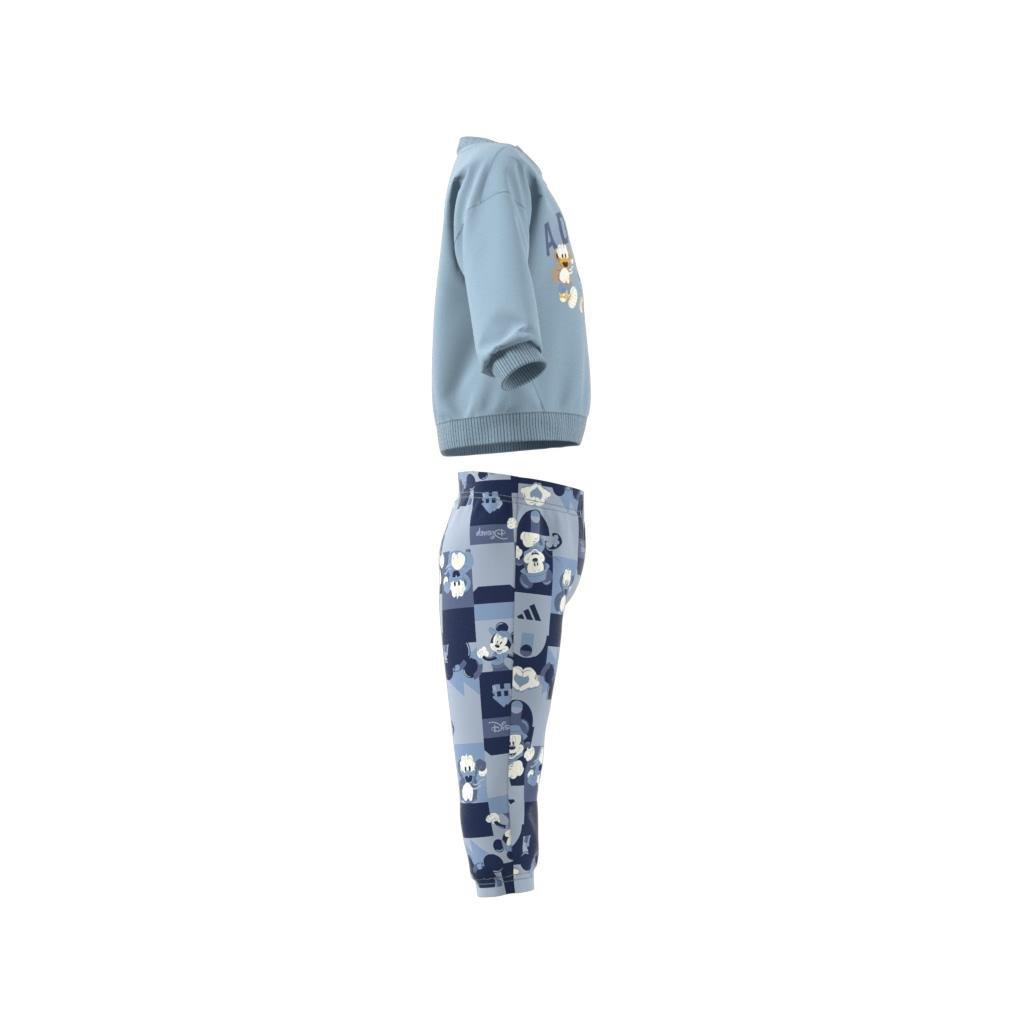Unisex Kids adidas x Disney Mickey Mouse Joggers Set, Blue, , large image number 12