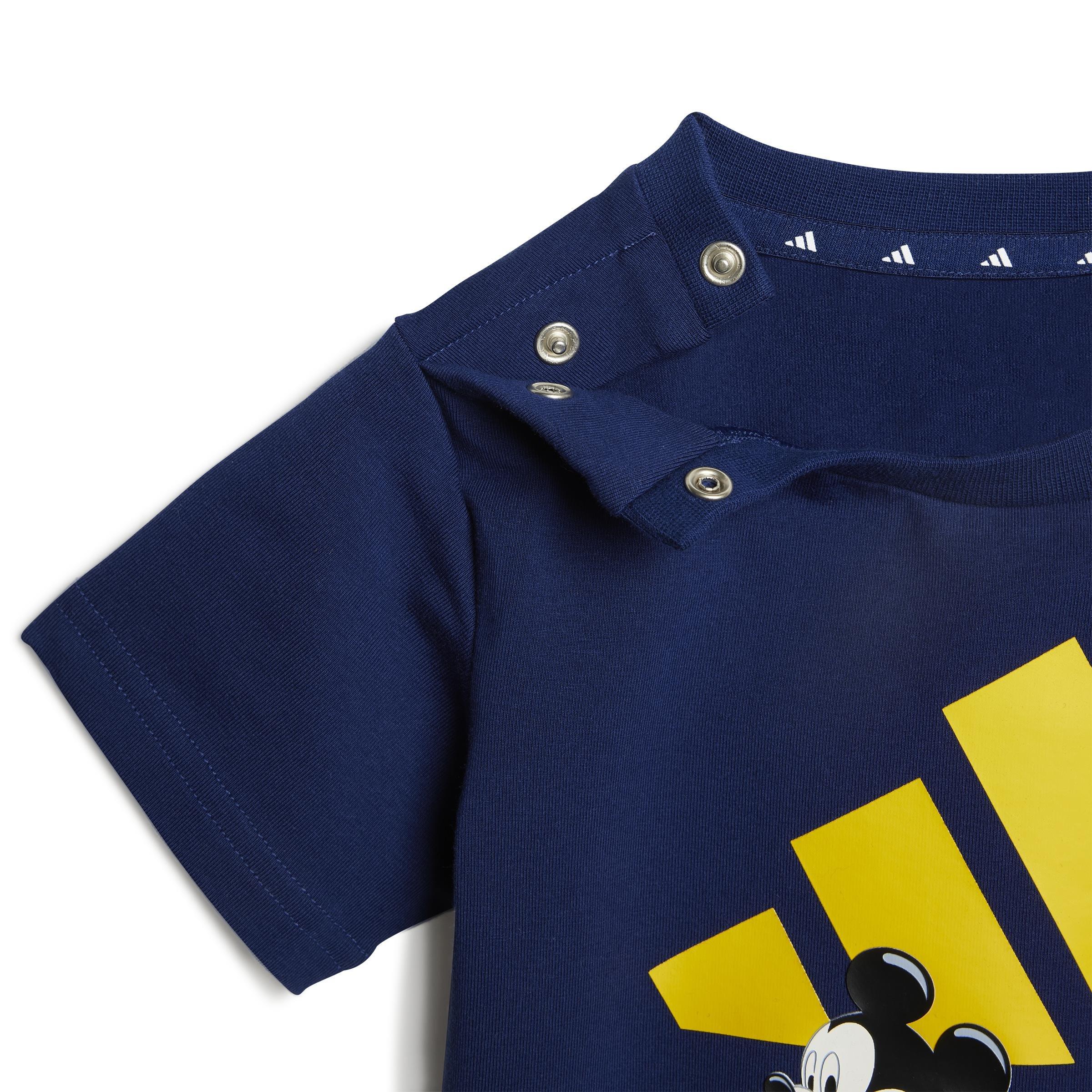 Unisex adidas x Disney Mickey Mouse Tee Set, Blue, , large image number 6