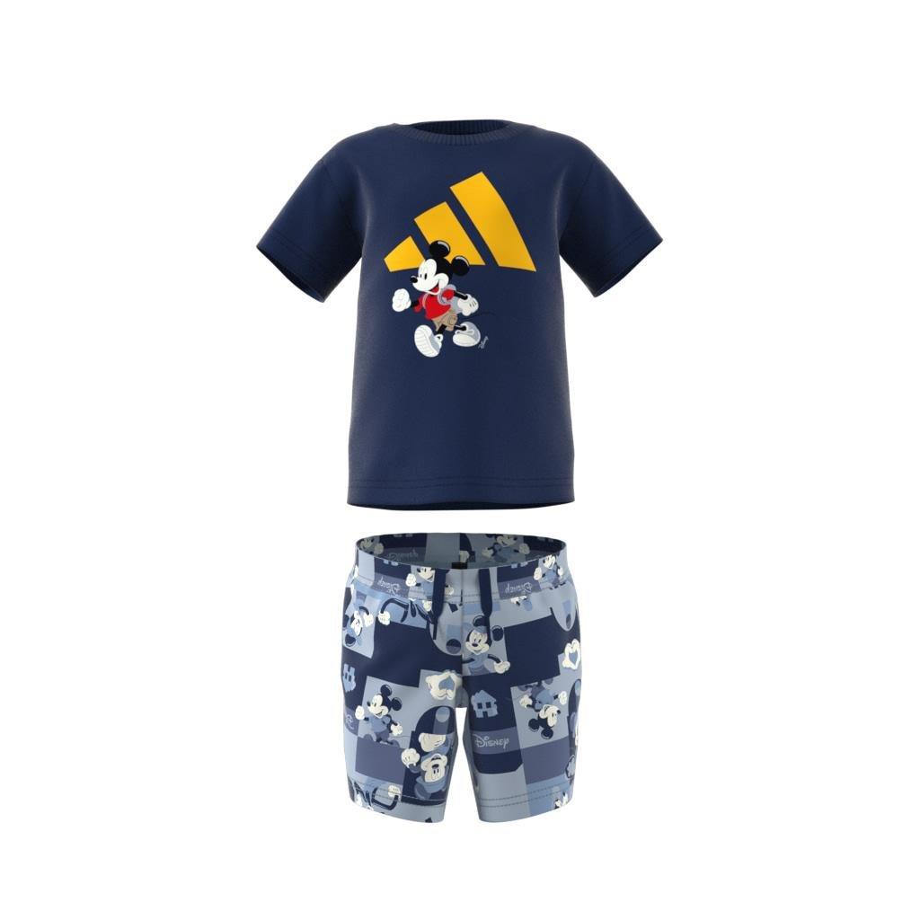 Unisex adidas x Disney Mickey Mouse Tee Set, Blue, , large image number 8