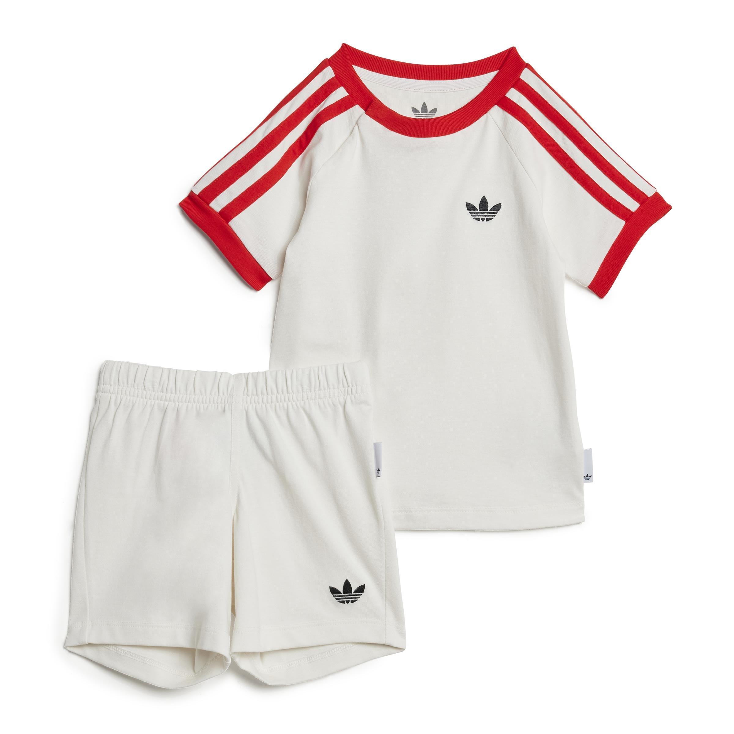 Unisex Kids Short Tee Set, White, , large image number 0
