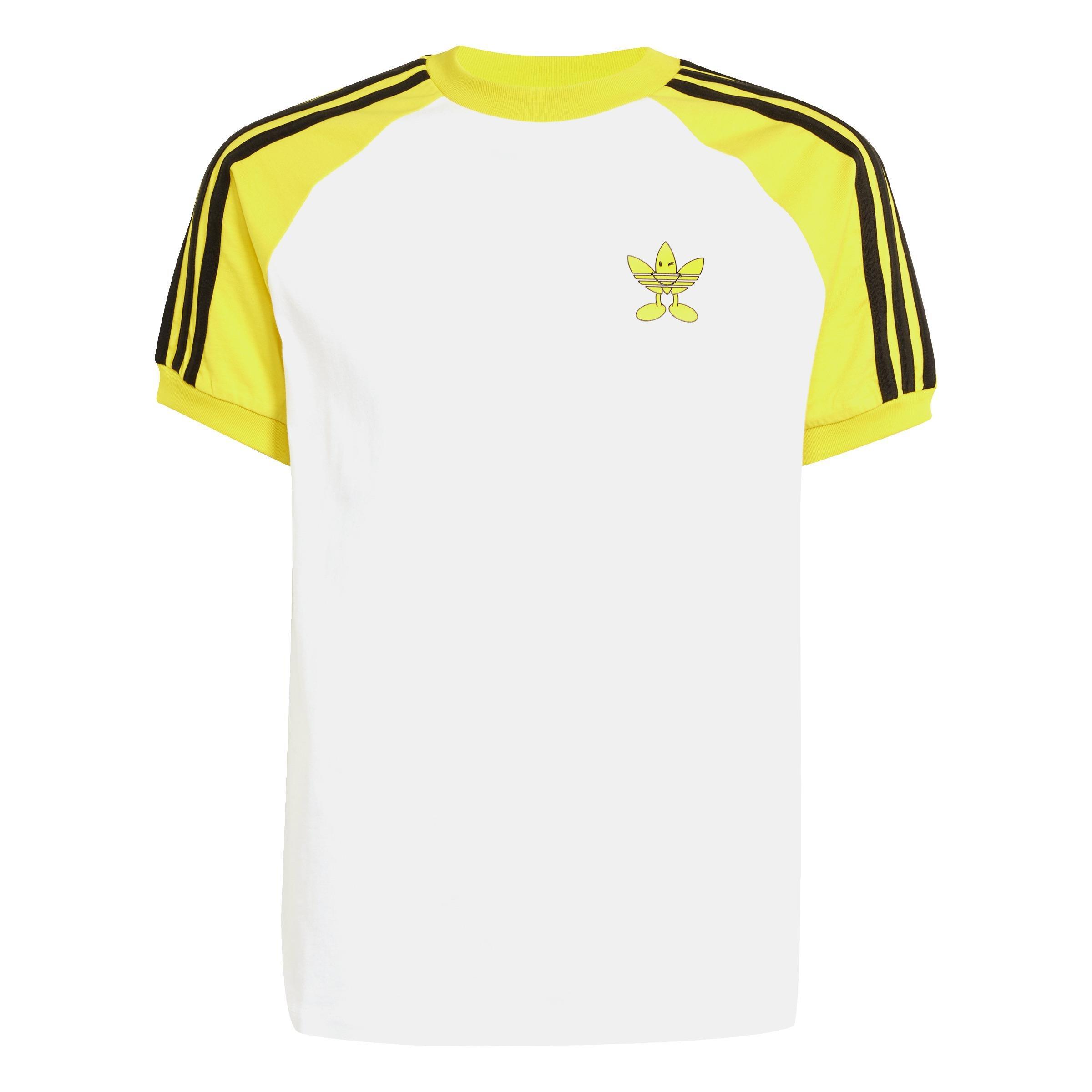 Unisex Kids adidas Originals x Smiley World T-Shirt, White, , large image number 0