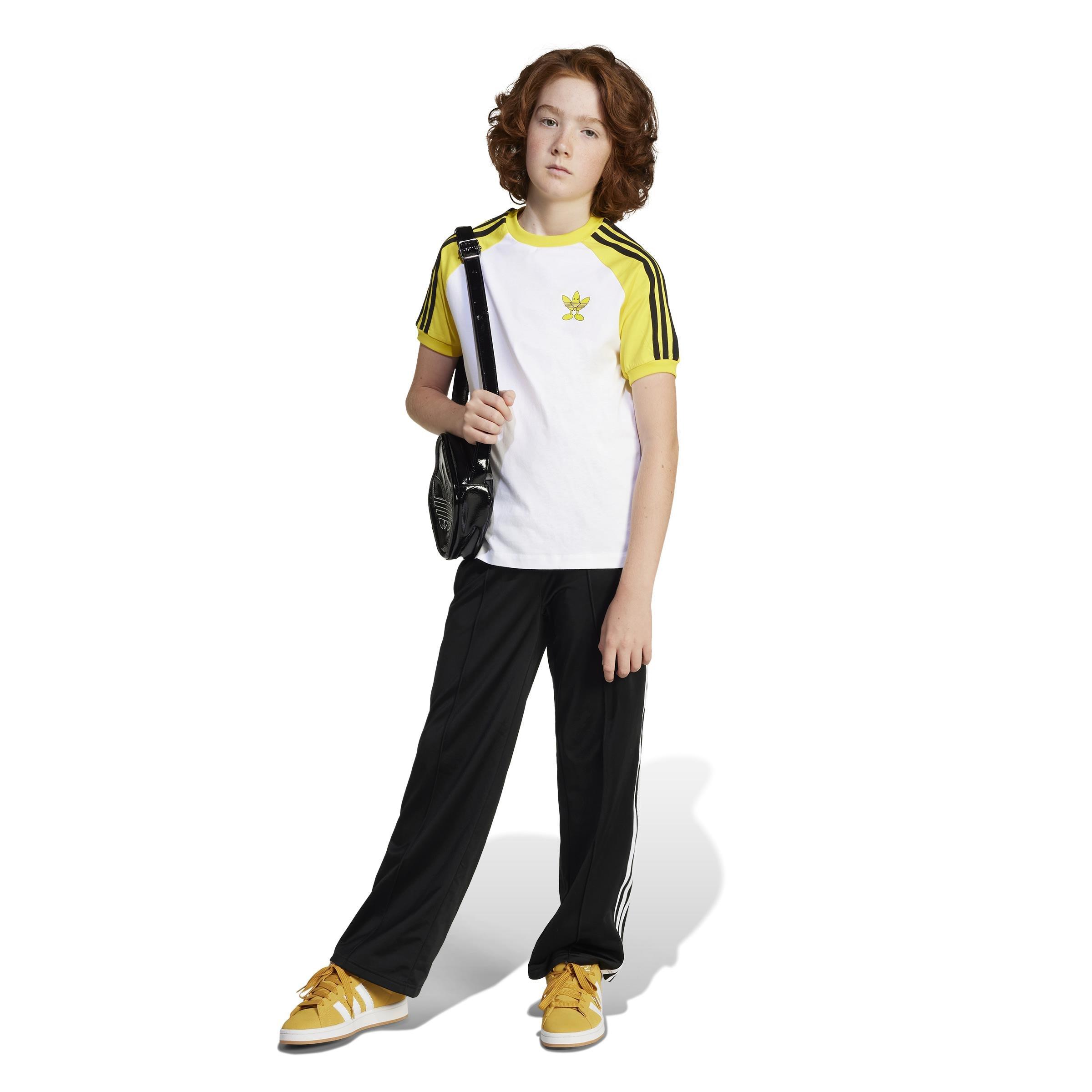 Unisex Kids adidas Originals x Smiley World T-Shirt, White, , large image number 6