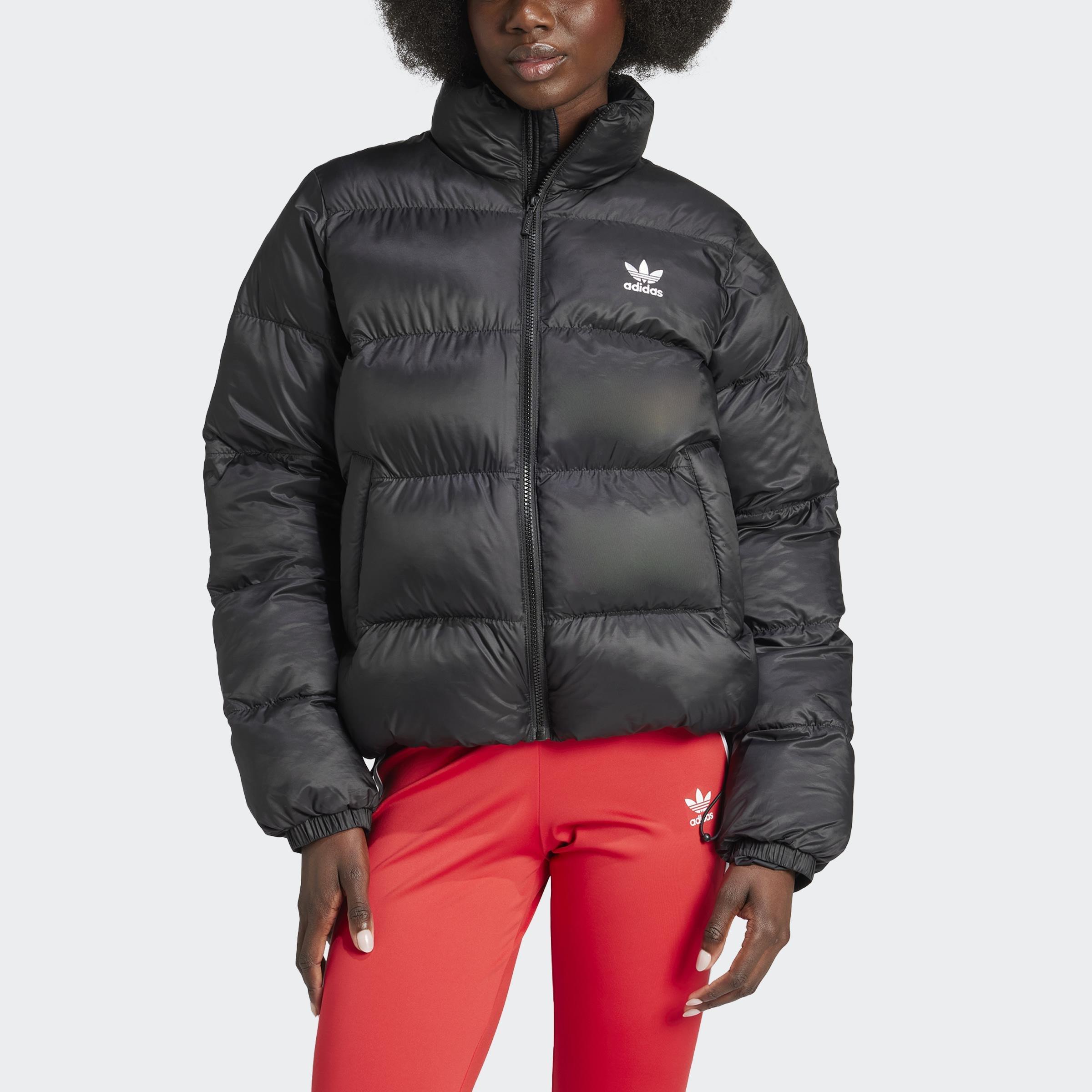 Adicolor Short Puffer Jacket, Black
