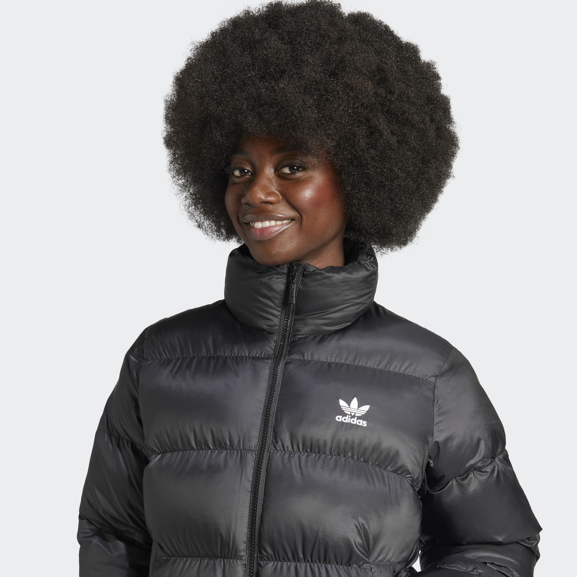 Adicolor Short Puffer Jacket, Black, A701_ONE, large image number 4