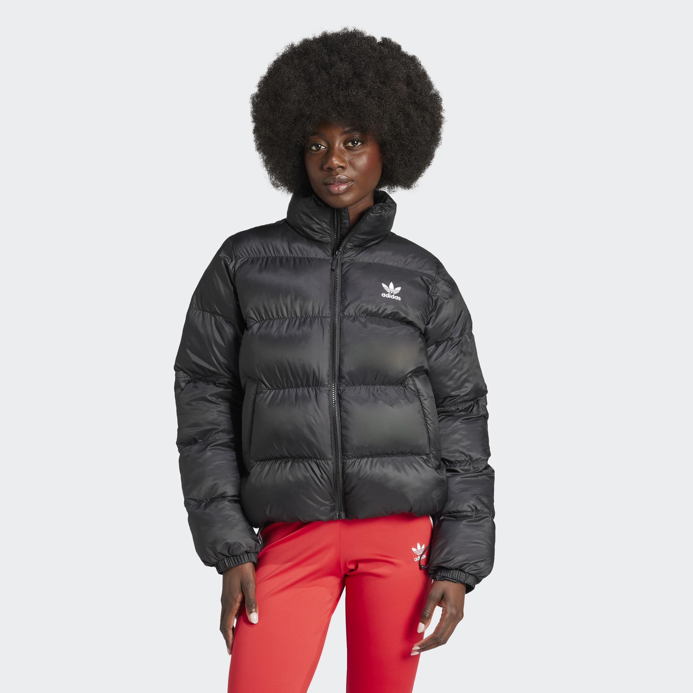 Adicolor Short Puffer Jacket, Black, A701_ONE, large image number 6