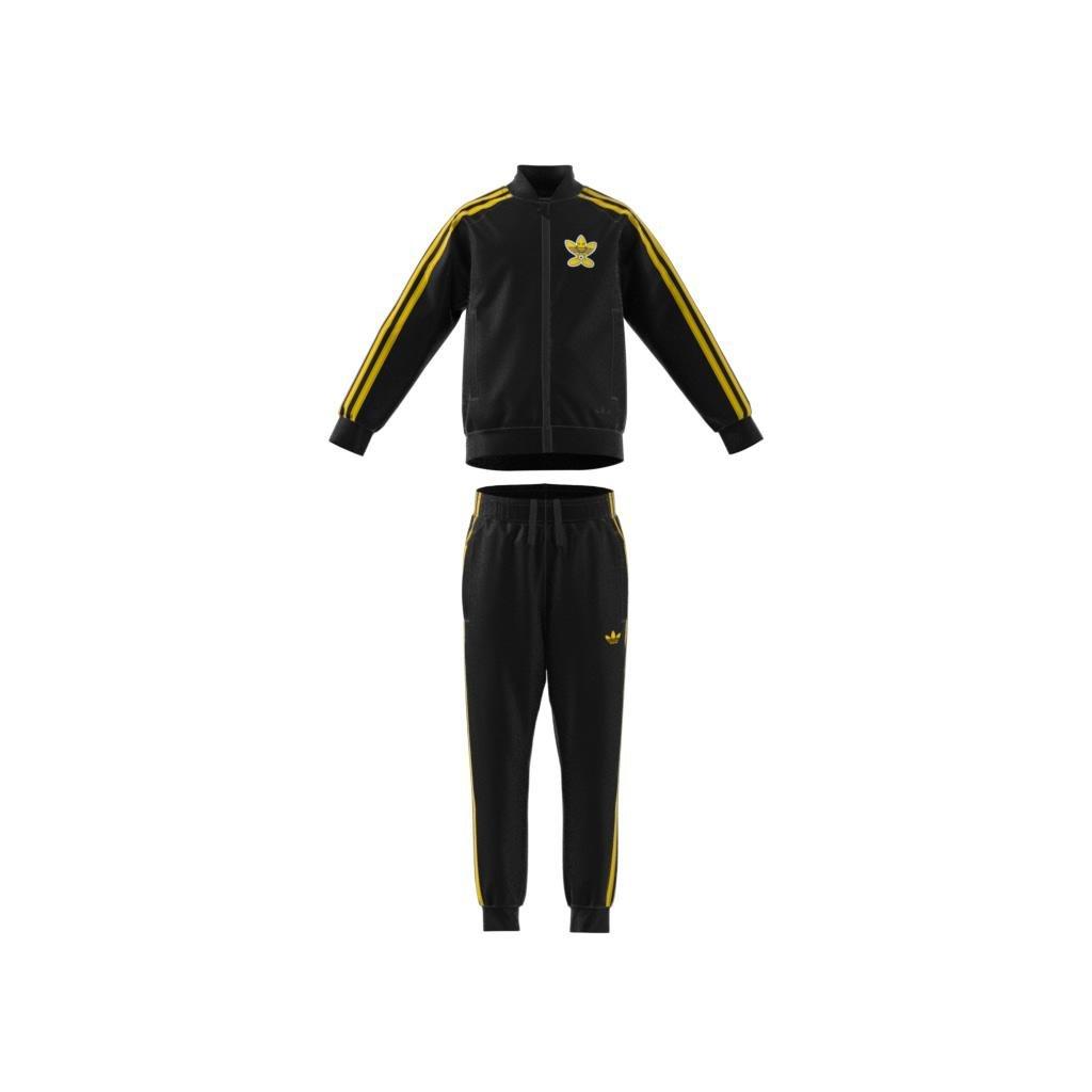 Unisex adidas Originals x Smiley World SST Track Suit, Black, A701_ONE, large image number 14