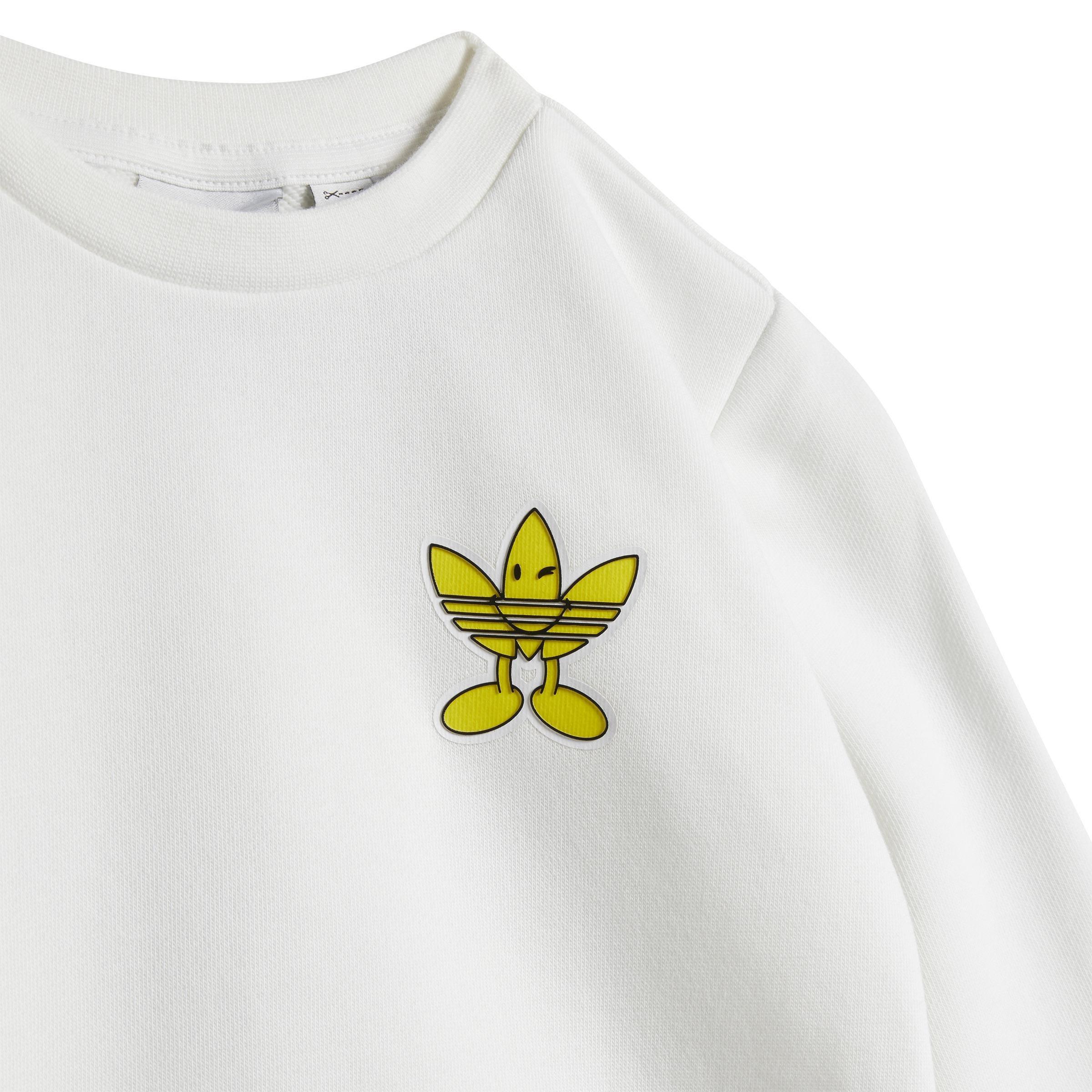 Unisex adidas Originals x Smiley World Crew Set, White, A701_ONE, large image number 5