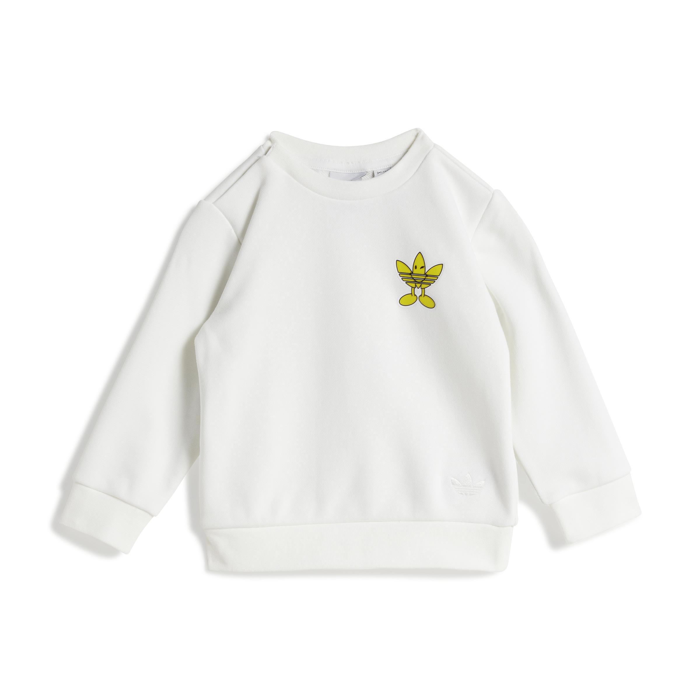 Unisex adidas Originals x Smiley World Crew Set, White, A701_ONE, large image number 14