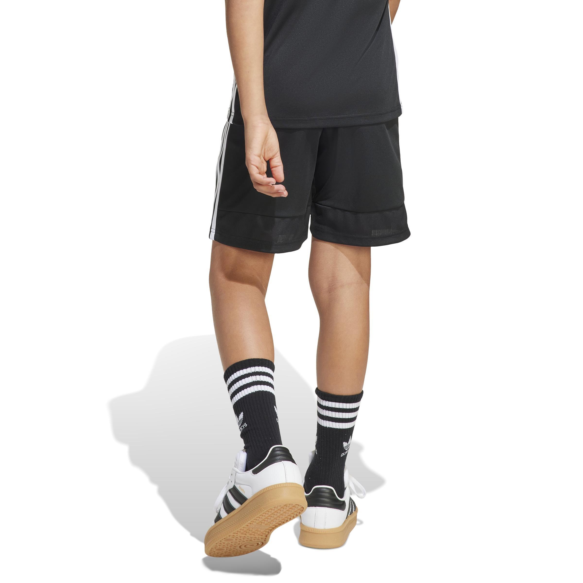 Unisex Kids Tiro 25 Essentials Shorts, Black, , large image number 2