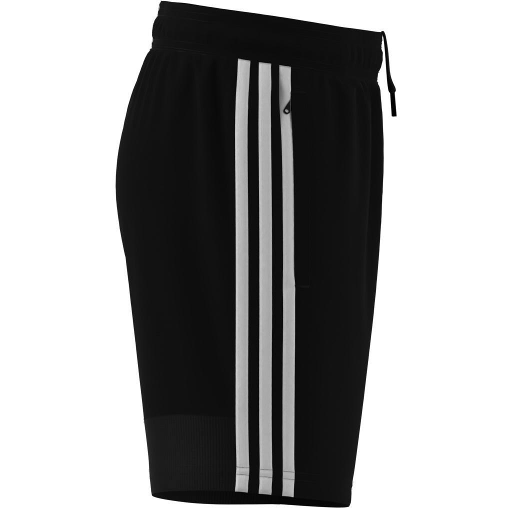Unisex Kids Tiro 25 Essentials Shorts, Black, , large image number 7