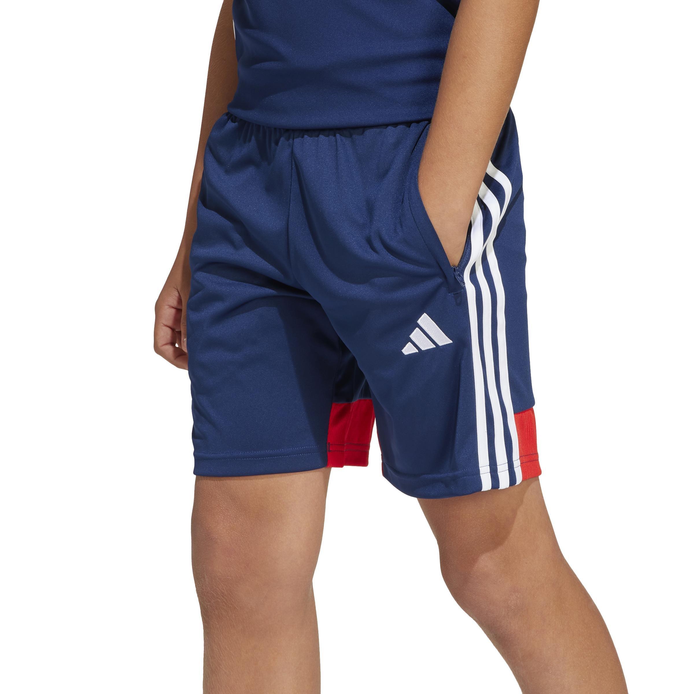 Unisex Kids Tiro 25 Essentials Shorts, Blue, , large image number 3