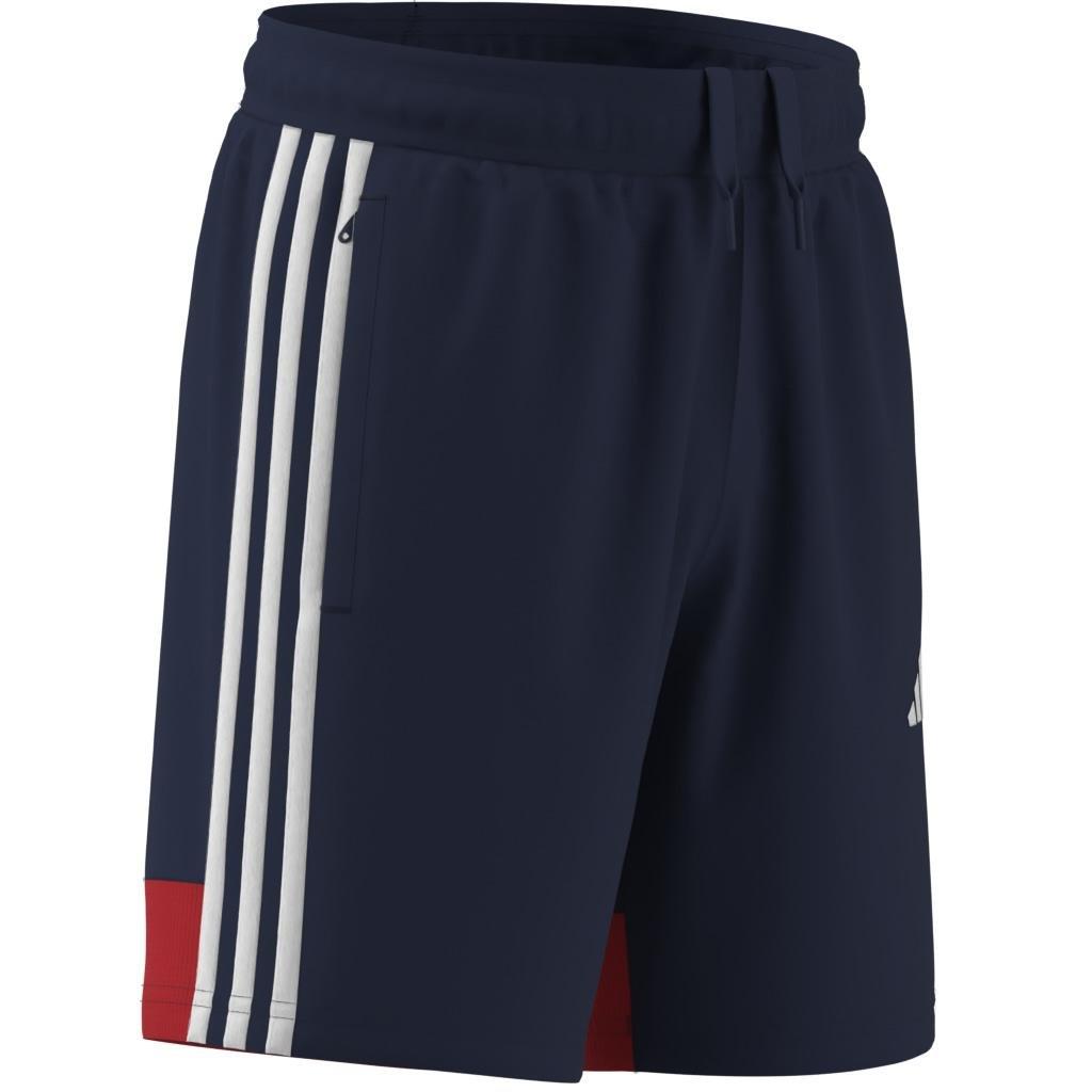 Unisex Kids Tiro 25 Essentials Shorts, Blue, , large image number 7