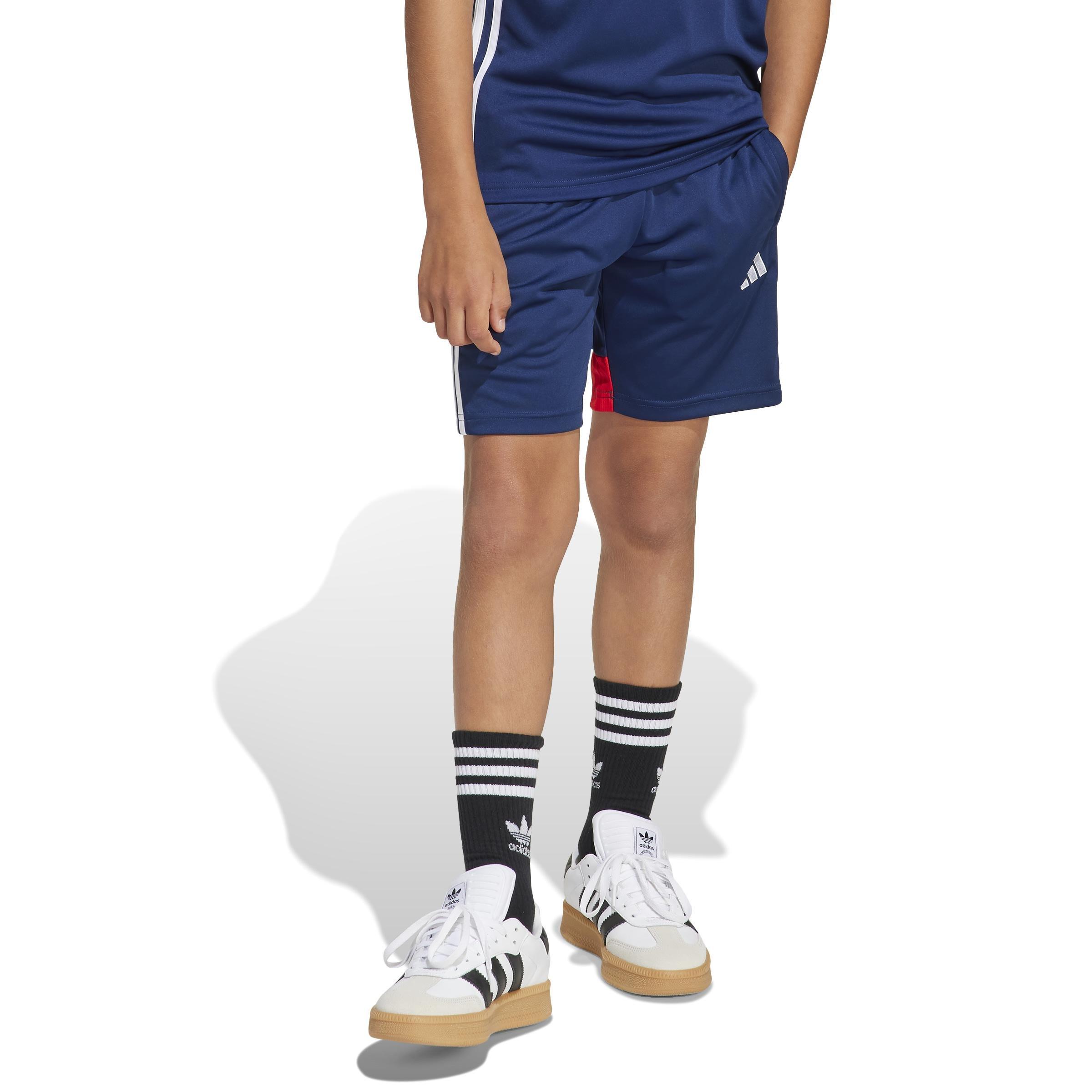 Unisex Kids Tiro 25 Essentials Shorts, Blue, , large image number 11