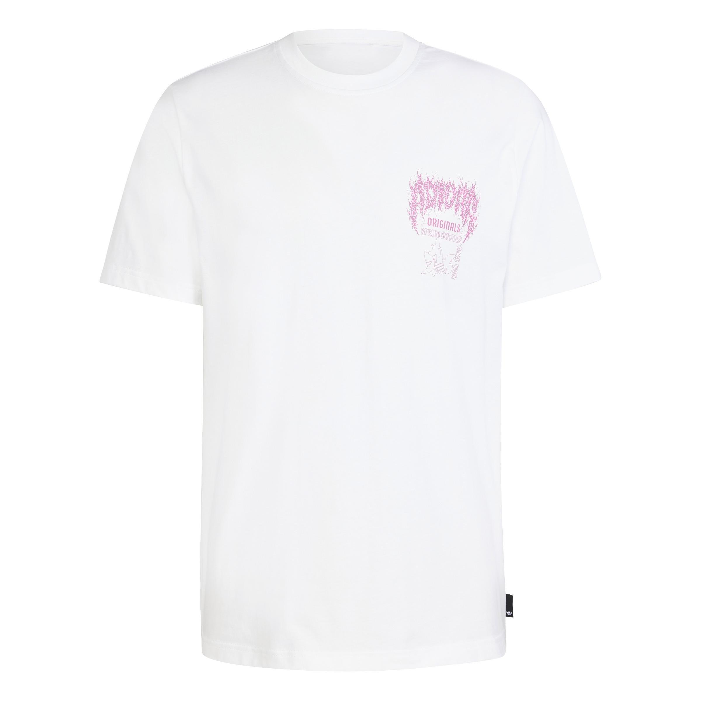 Trefoil Series Fashion Elevated T-shirt, White, , large image number 0