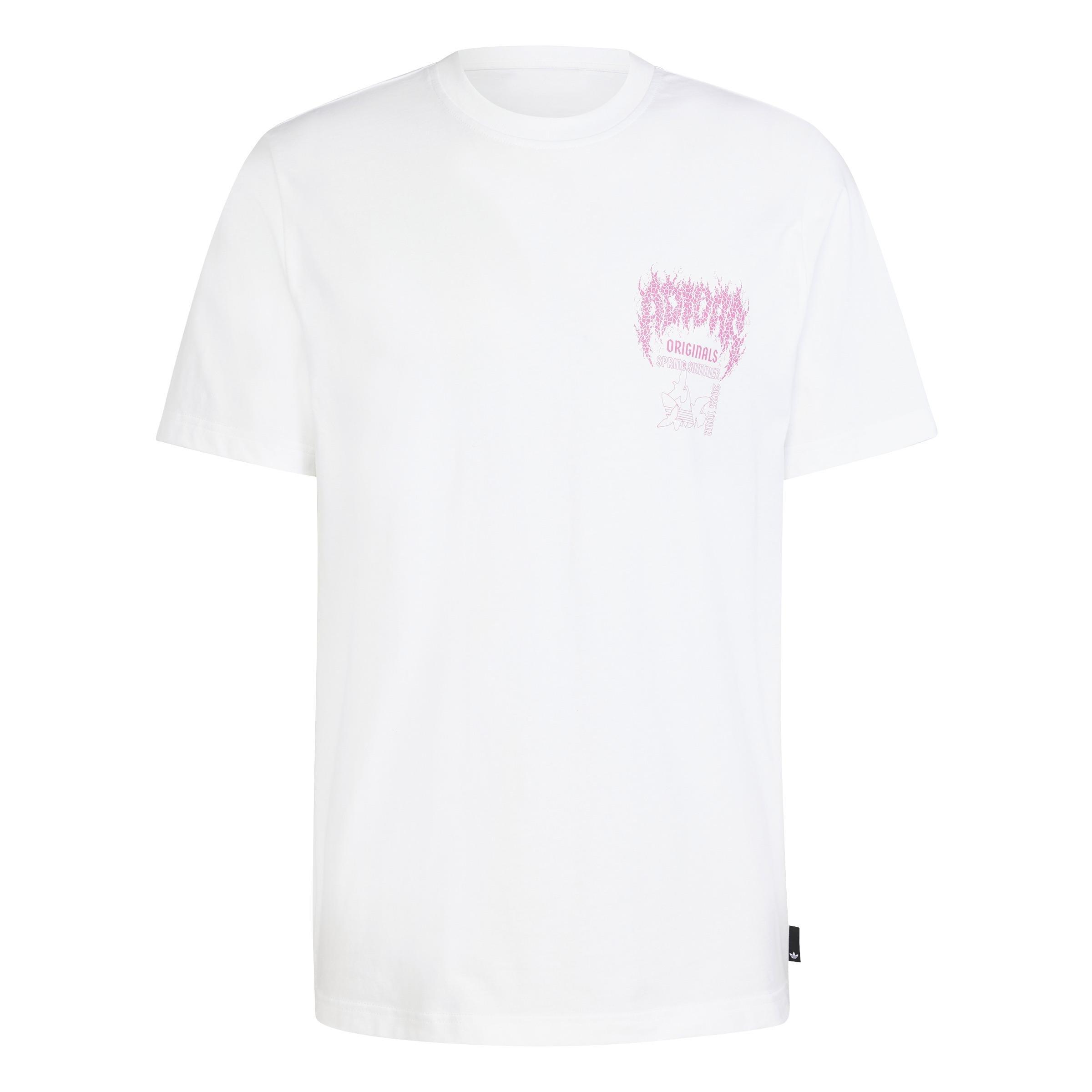 Trefoil Series Fashion Elevated T-shirt, White, , large image number 1