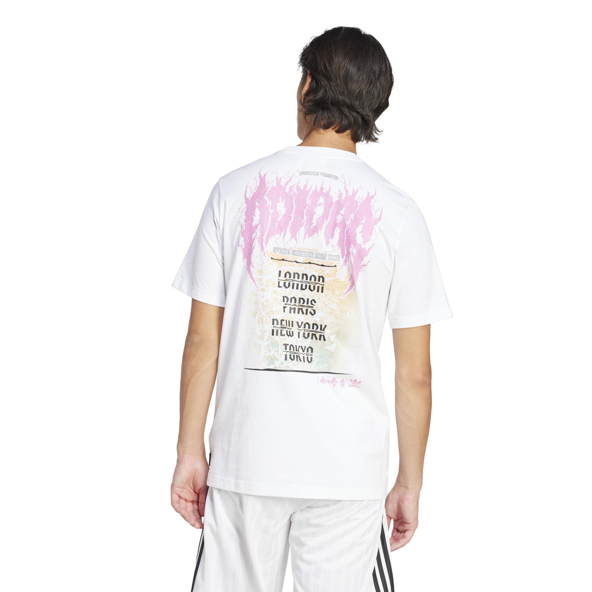 Trefoil Series Fashion Elevated T-shirt, White, , large image number 2