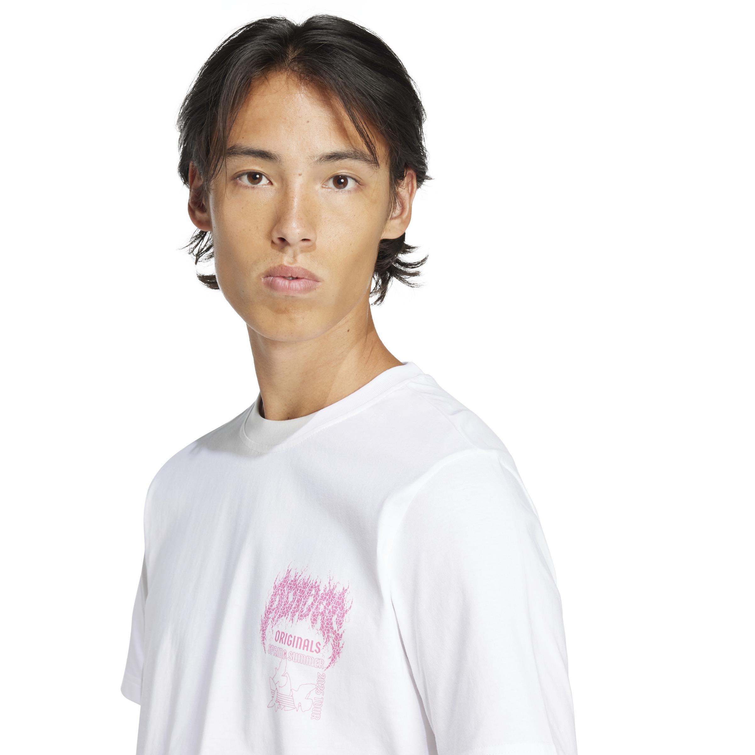 Trefoil Series Fashion Elevated T-shirt, White, , large image number 3