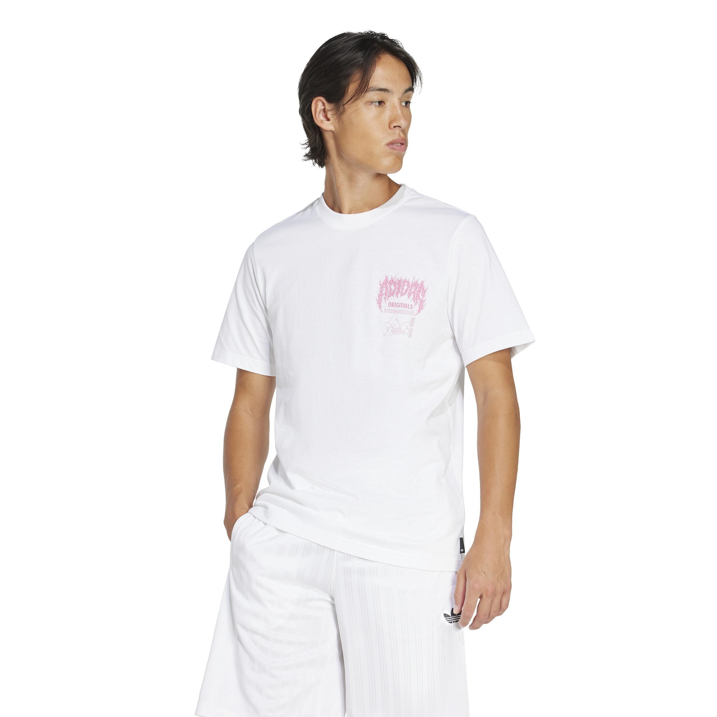 Trefoil Series Fashion Elevated T-shirt, White, , large image number 6