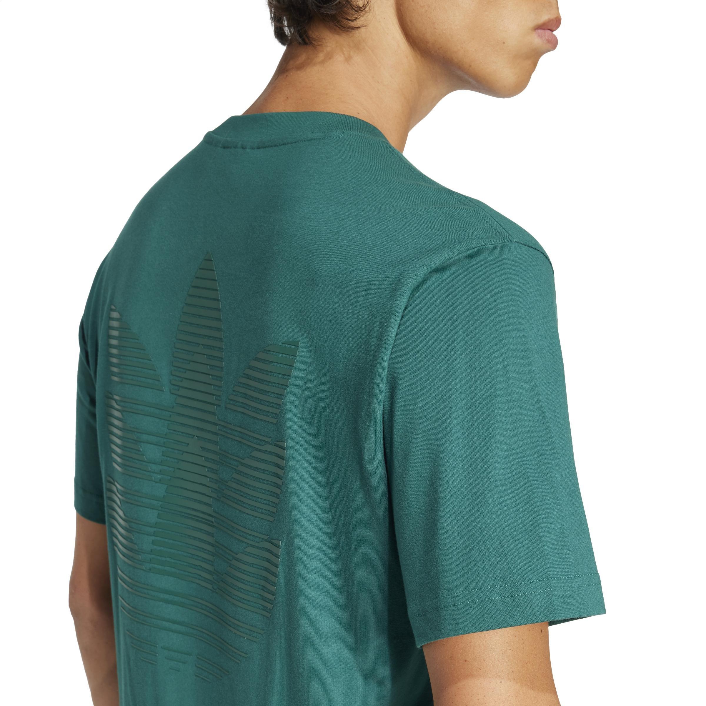 Trefoil Series T-Shirt, Green, A701_ONE, large image number 2